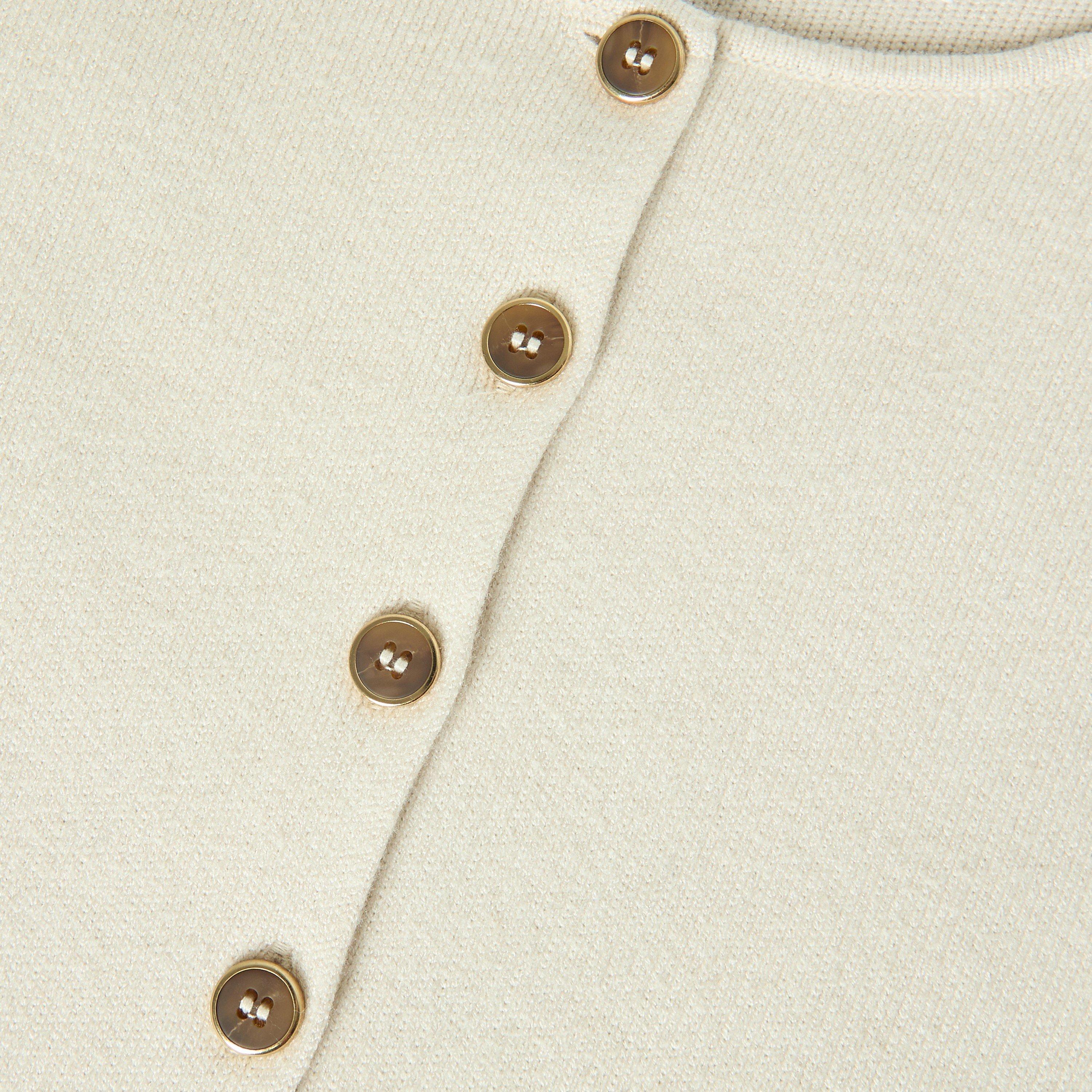 Light Taupe - Good American - Women's Sleeve Cardigan - 5