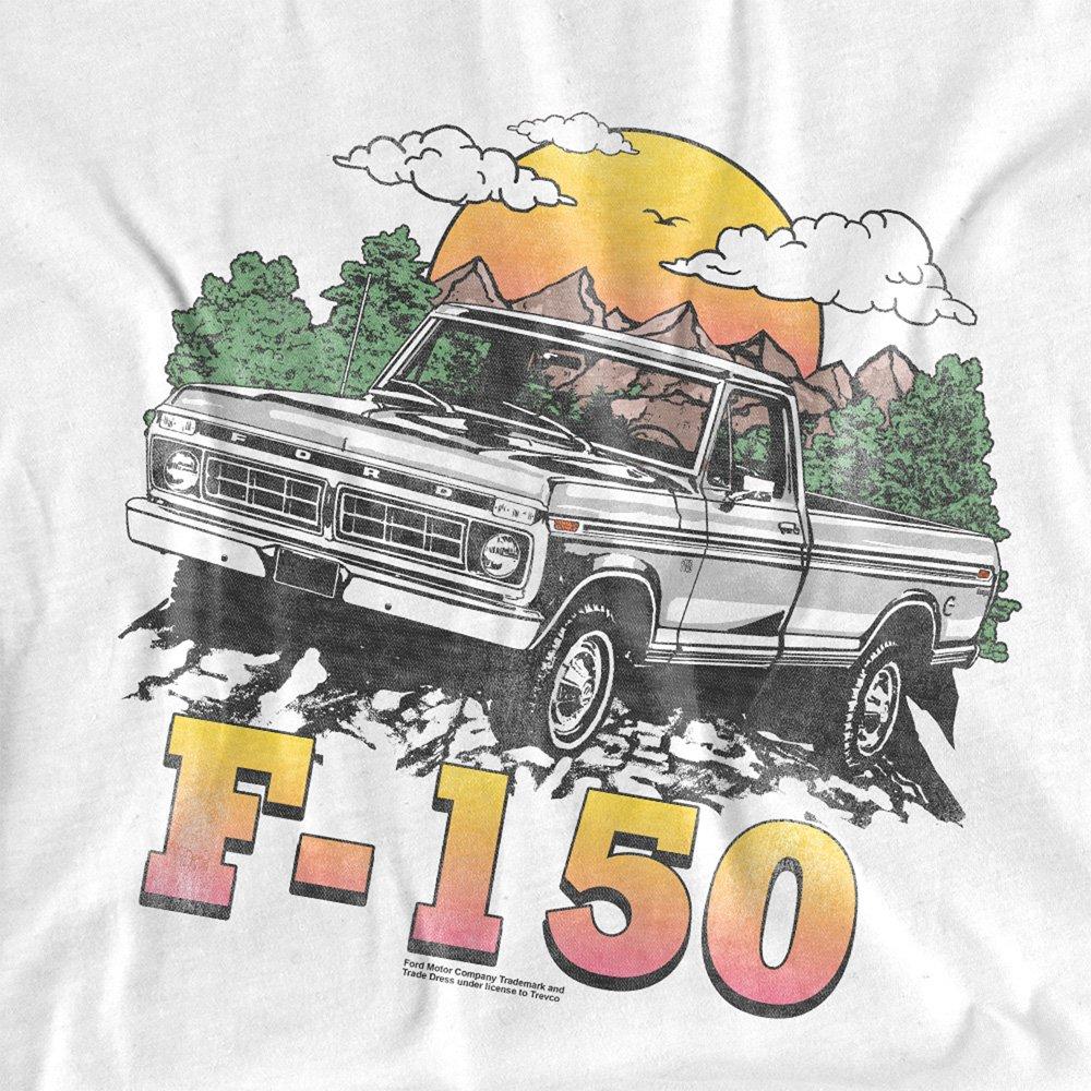 White - Ford - Ford Bronco F150 Mountain Ride Long Sleeve T-Shirt - 2