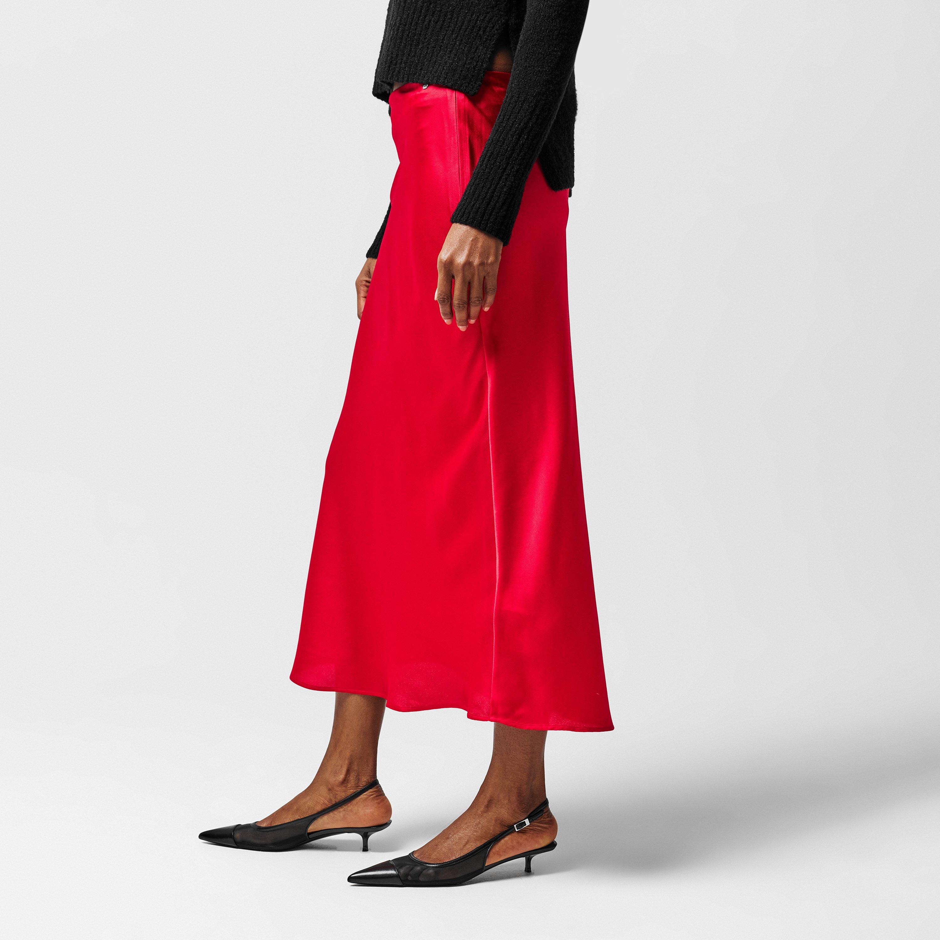 Dark Pink - Boss - Women's C Visos Tailored Pencil Midi Skirt - 2