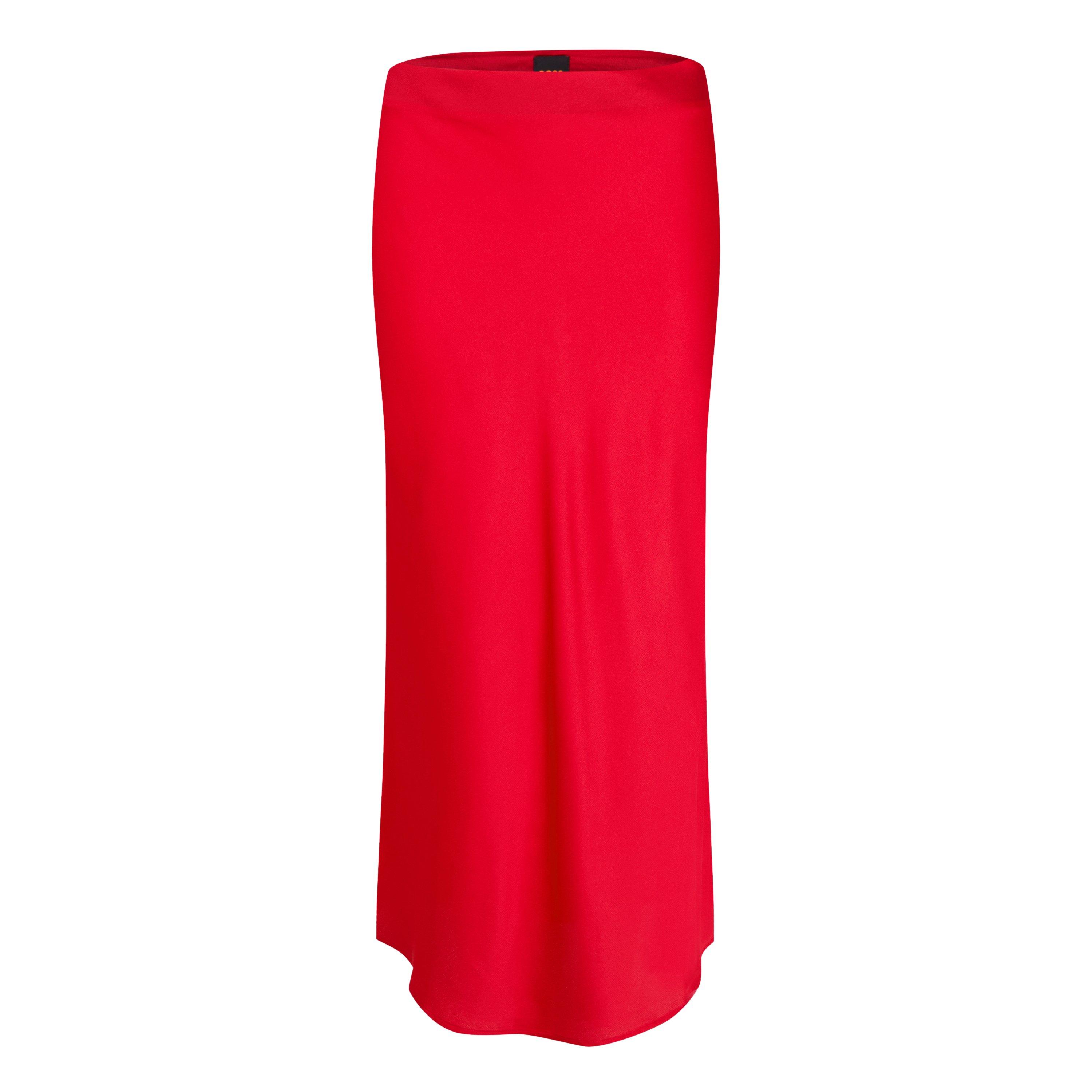Dark Pink - Boss - Women's C Visos Tailored Pencil Midi Skirt - 5