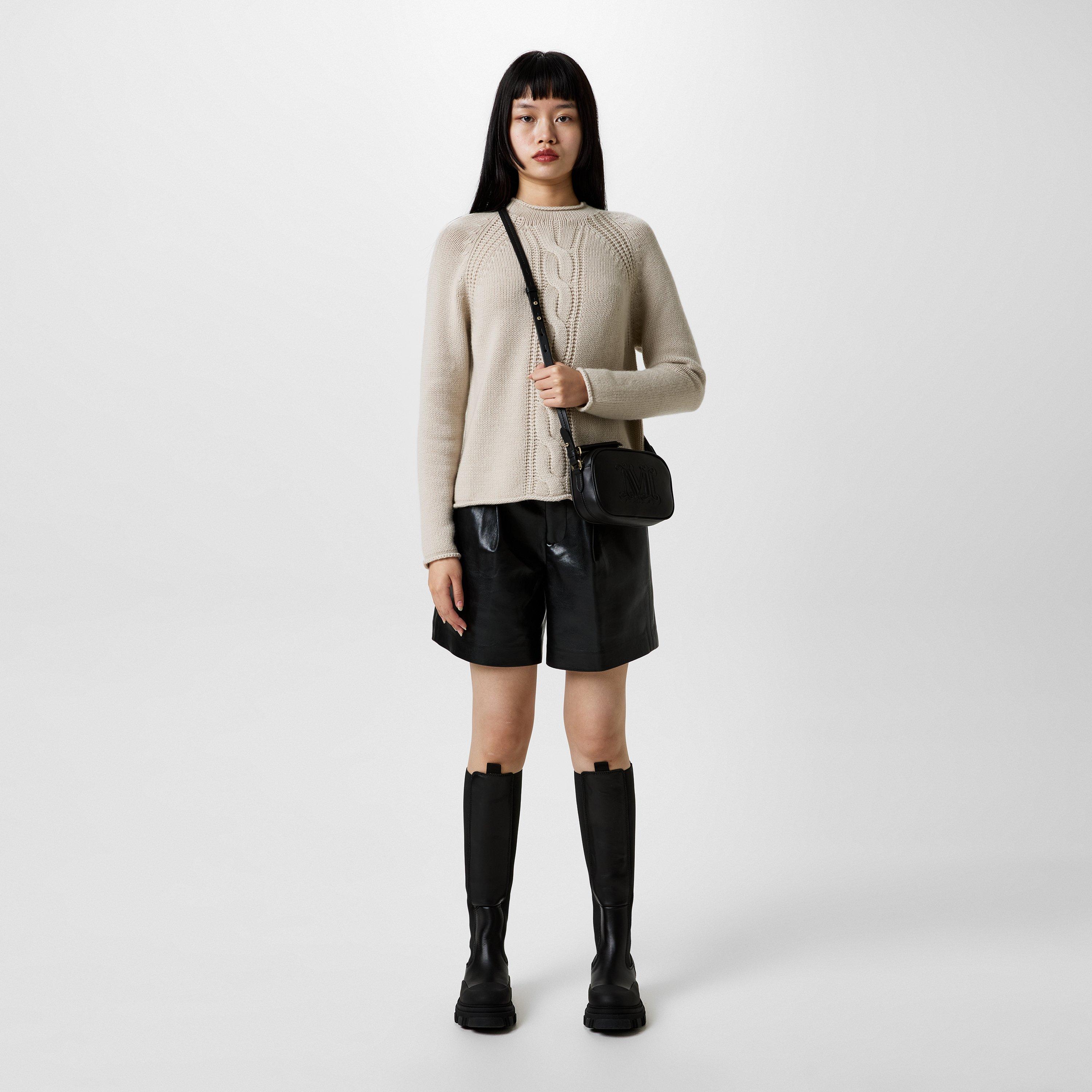 Sand - Max Mara - Pico Cable-Knit Sweater - 4