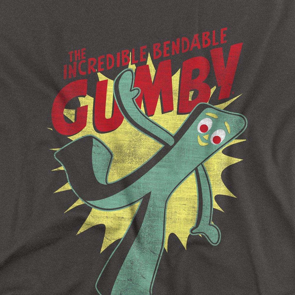 Grey - Other - Gumby Bendable Long Sleeve T-Shirt Charcoal - 2