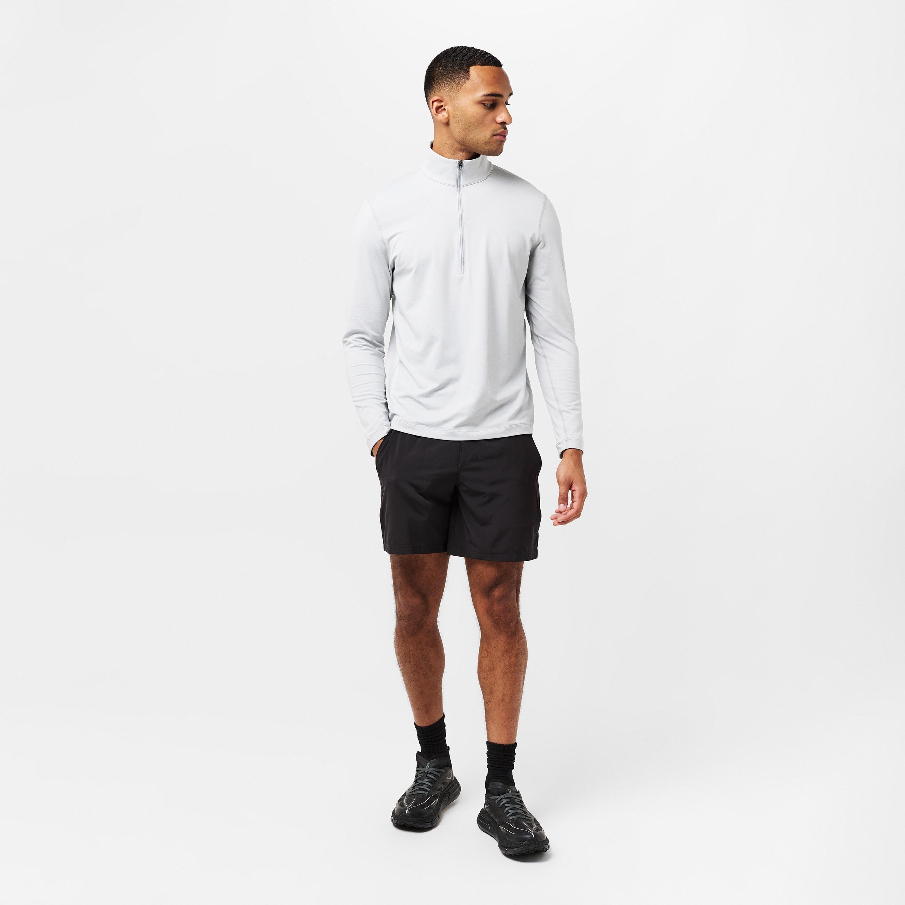 Heather VP Slv - Lululemon - Soft Jersey Half Zip Top - 6