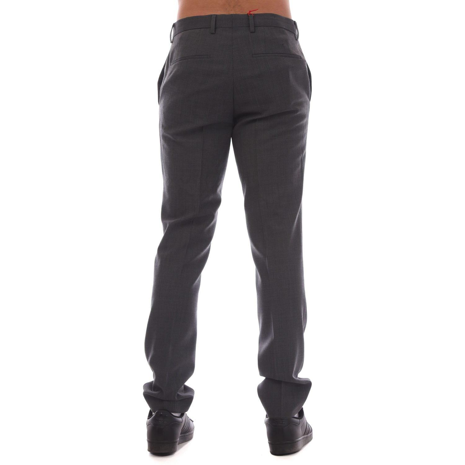 Grey - Hugo - Getlin212X Trousers - 4