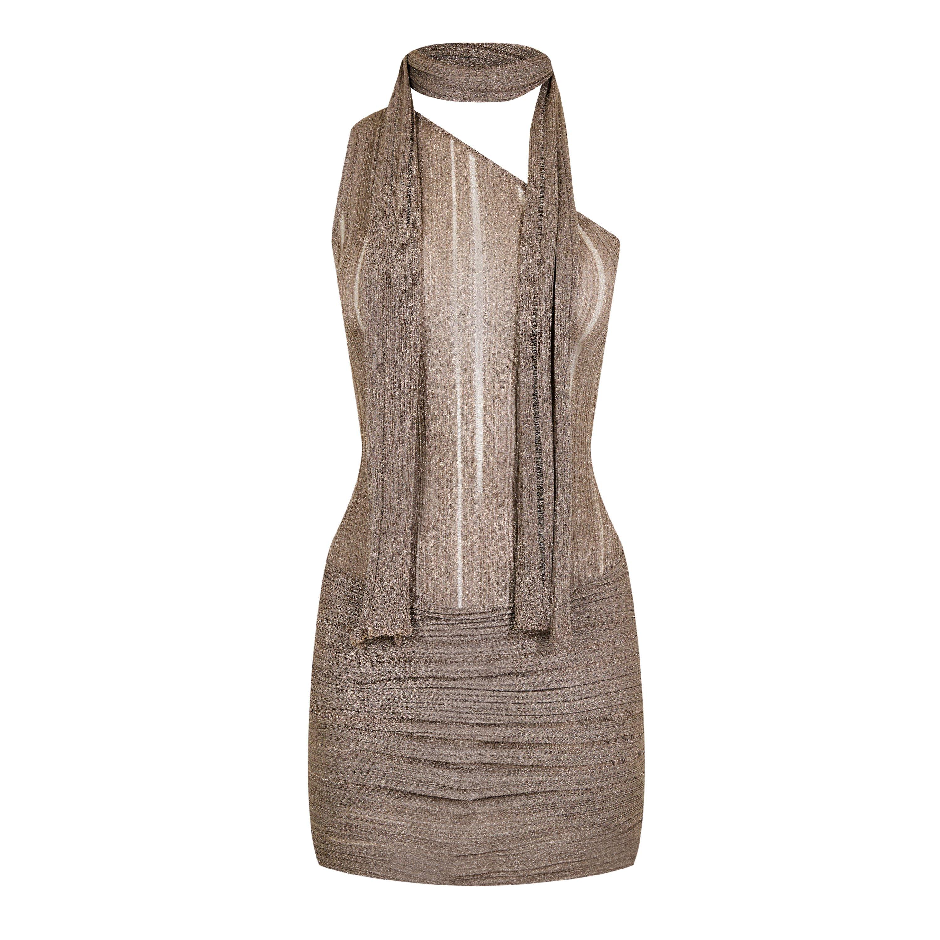 Taupe - Aya Muse - Felis Dress - 5