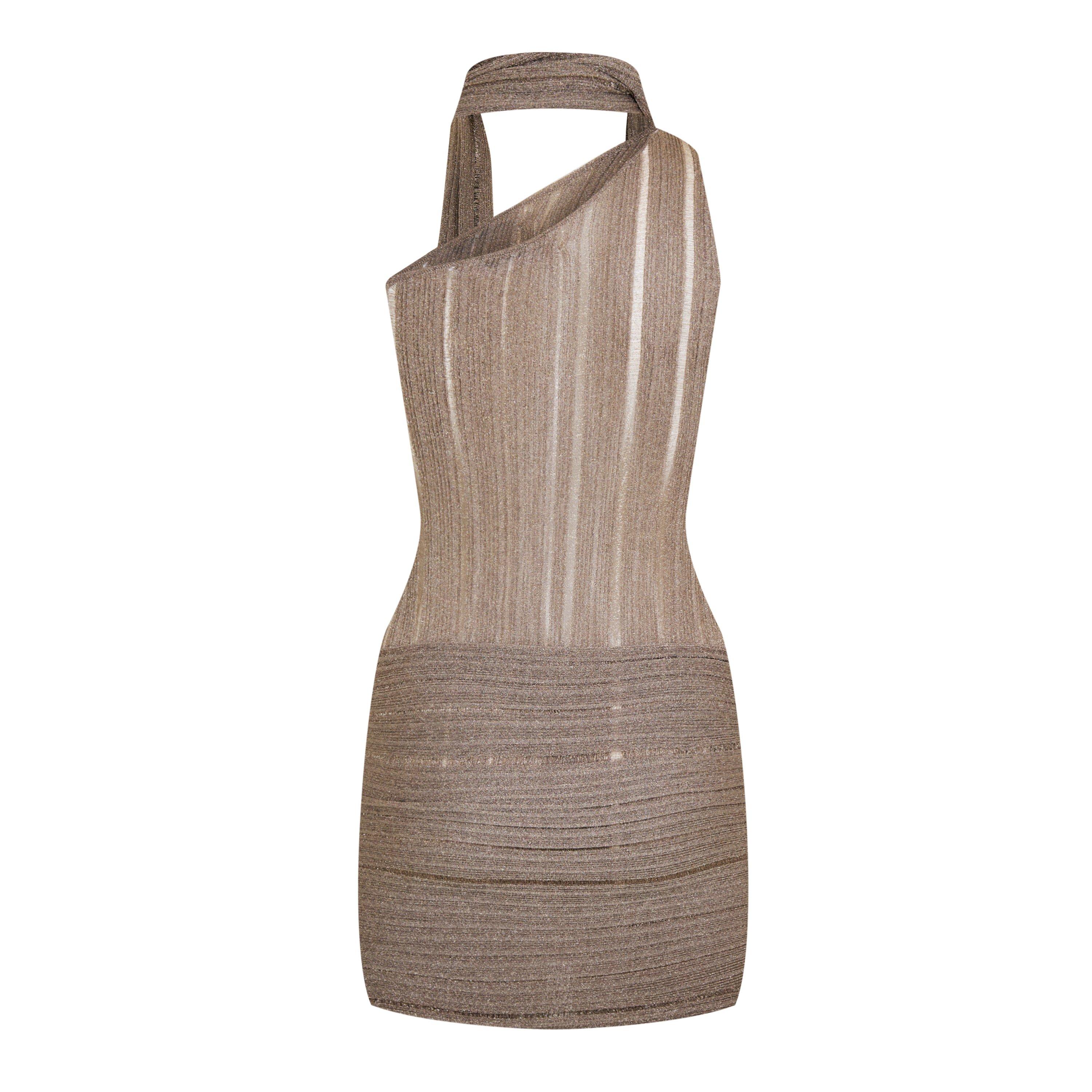 Taupe - Aya Muse - Felis Dress - 6