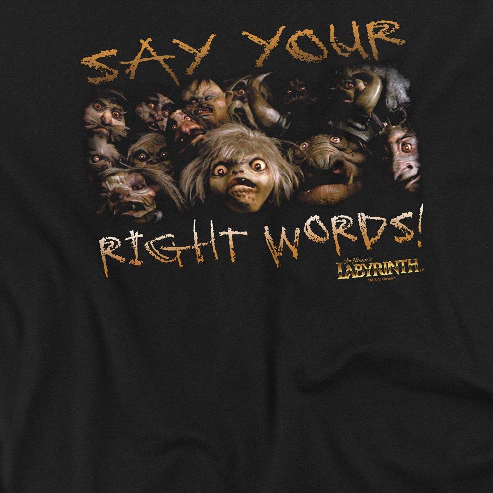 Black - Other - Labyrinth Say Your Right Words T Shirt Black - 2