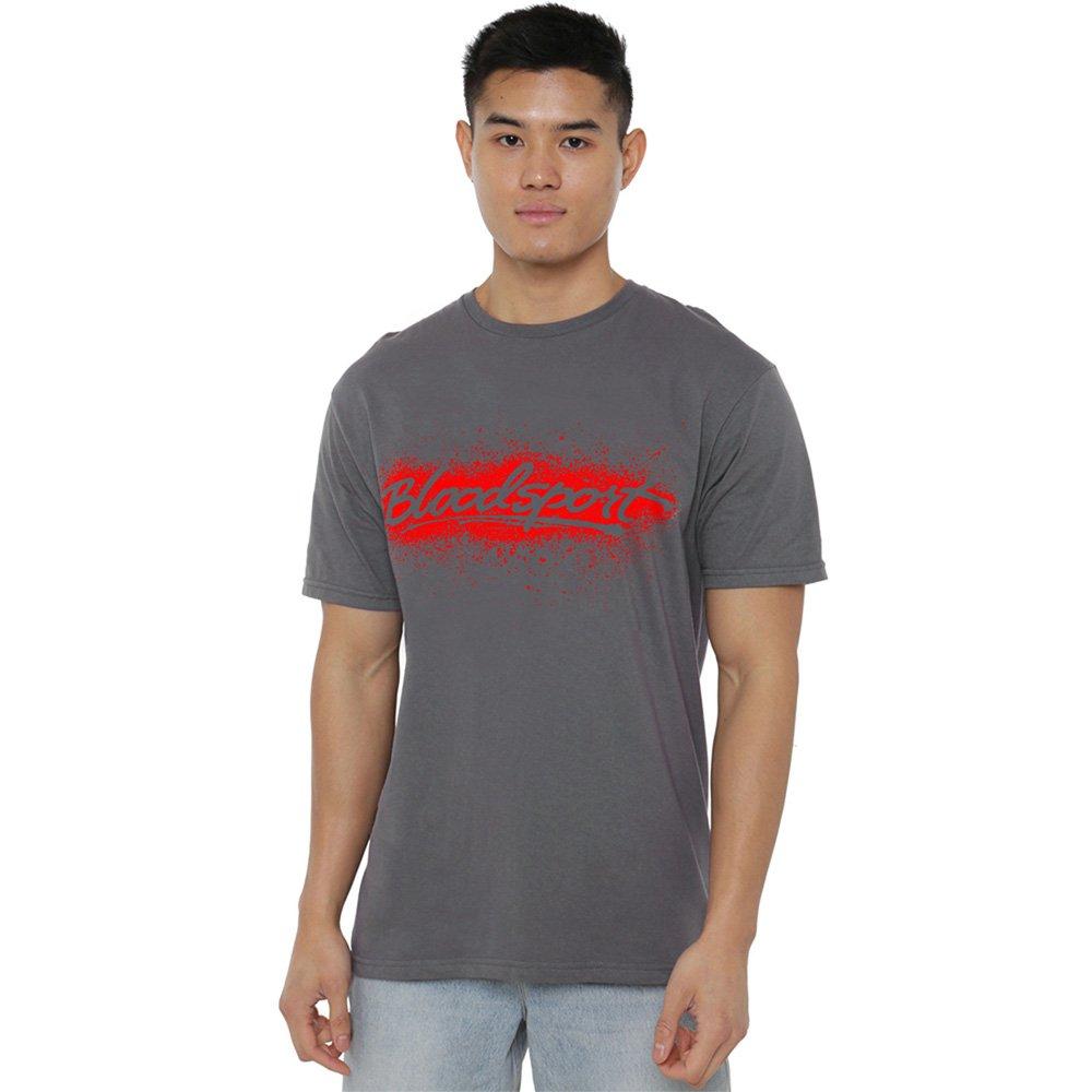 Grey - Other - Bloodsport Blood Splatter T Shirt Charcoal - 1