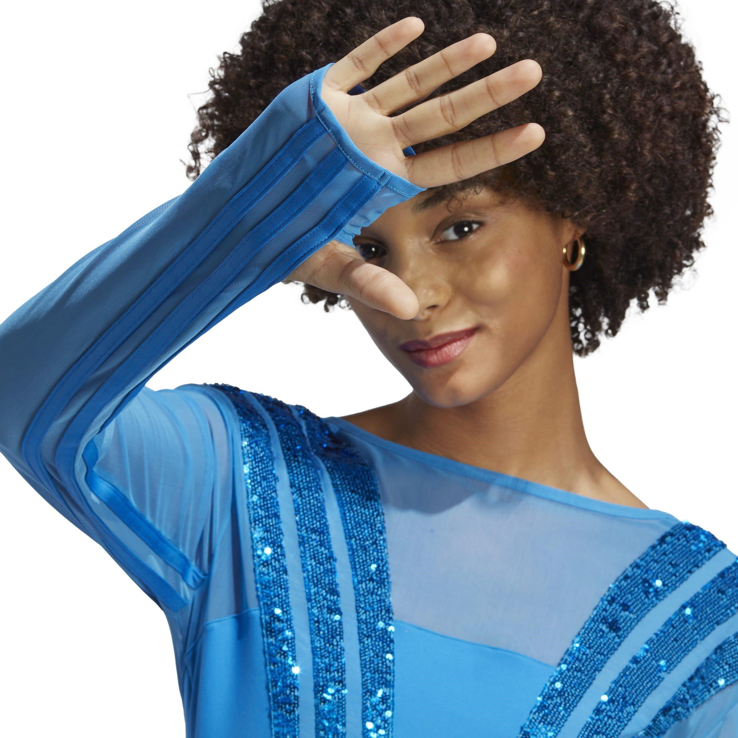 Blue - adidas Originals - Santiago Bodysuit Womens - 5