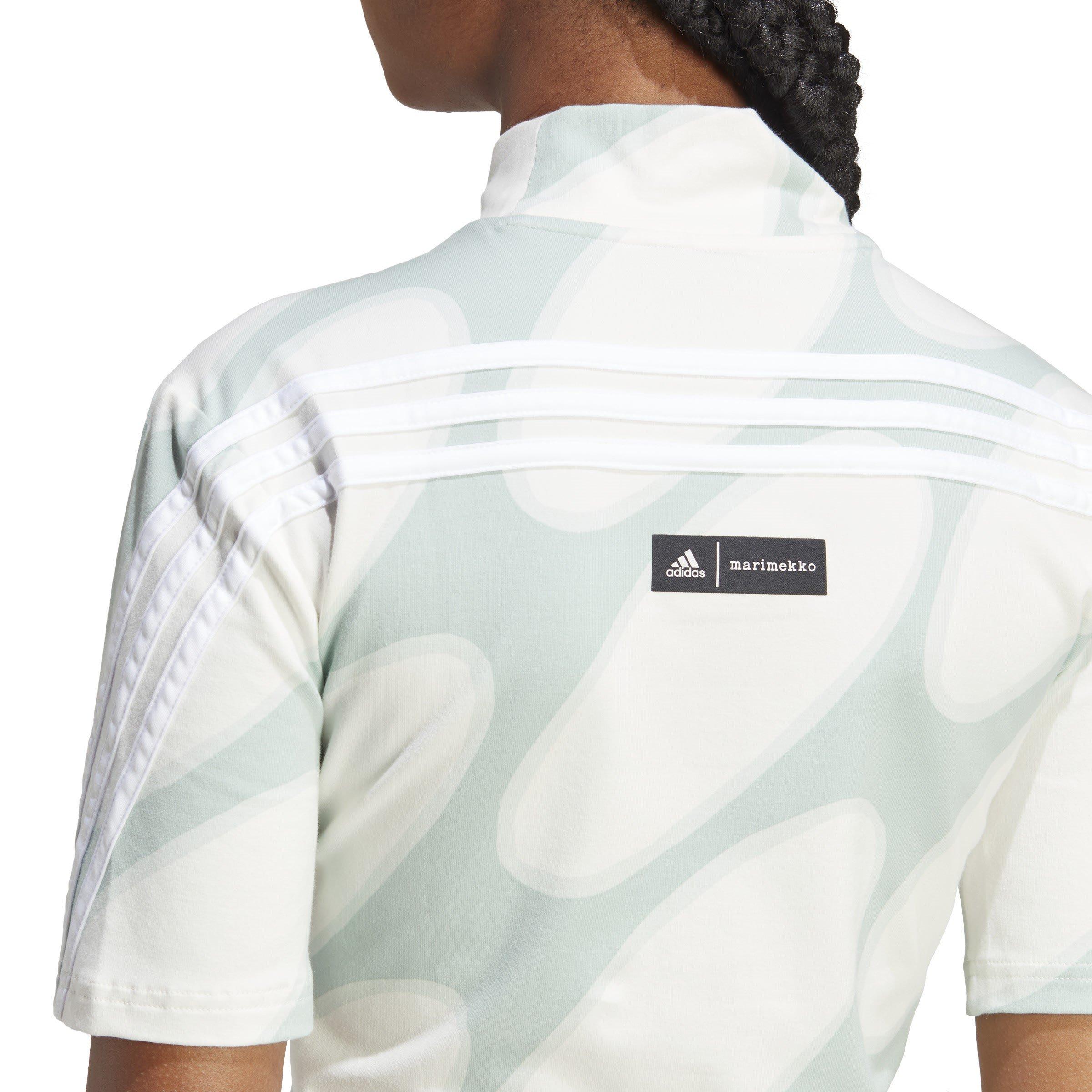 White - adidas - x Marimekko Future Icons Three Stripes Bodysuit Womens - 5