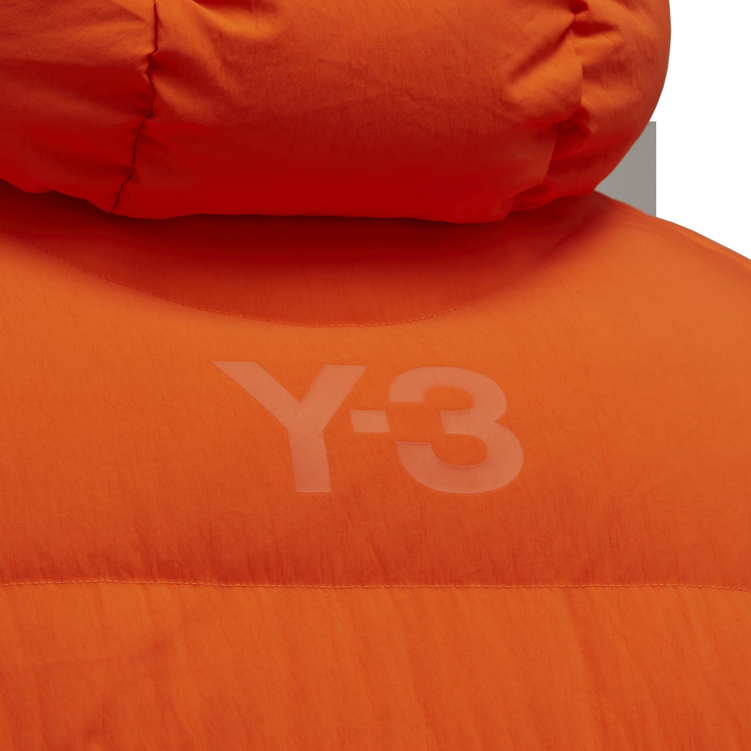 Orange - Y3 - Men's Classic Puffy Down Funnel Neck Long Sleeve Down Jacket - 6