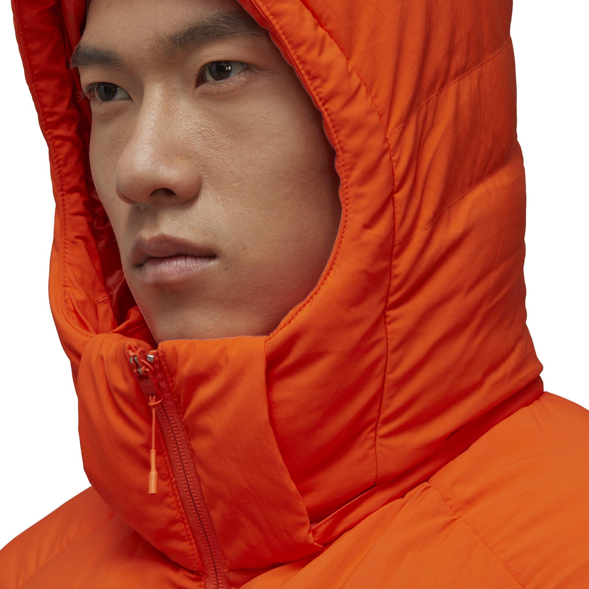 Orange - Y3 - Men's Classic Puffy Down Funnel Neck Long Sleeve Down Jacket - 7