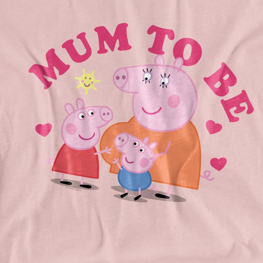 Rose - Hasbro - Peppa Pig Mummy Pig Mum To Be T-Shirt Powder Rose - 2