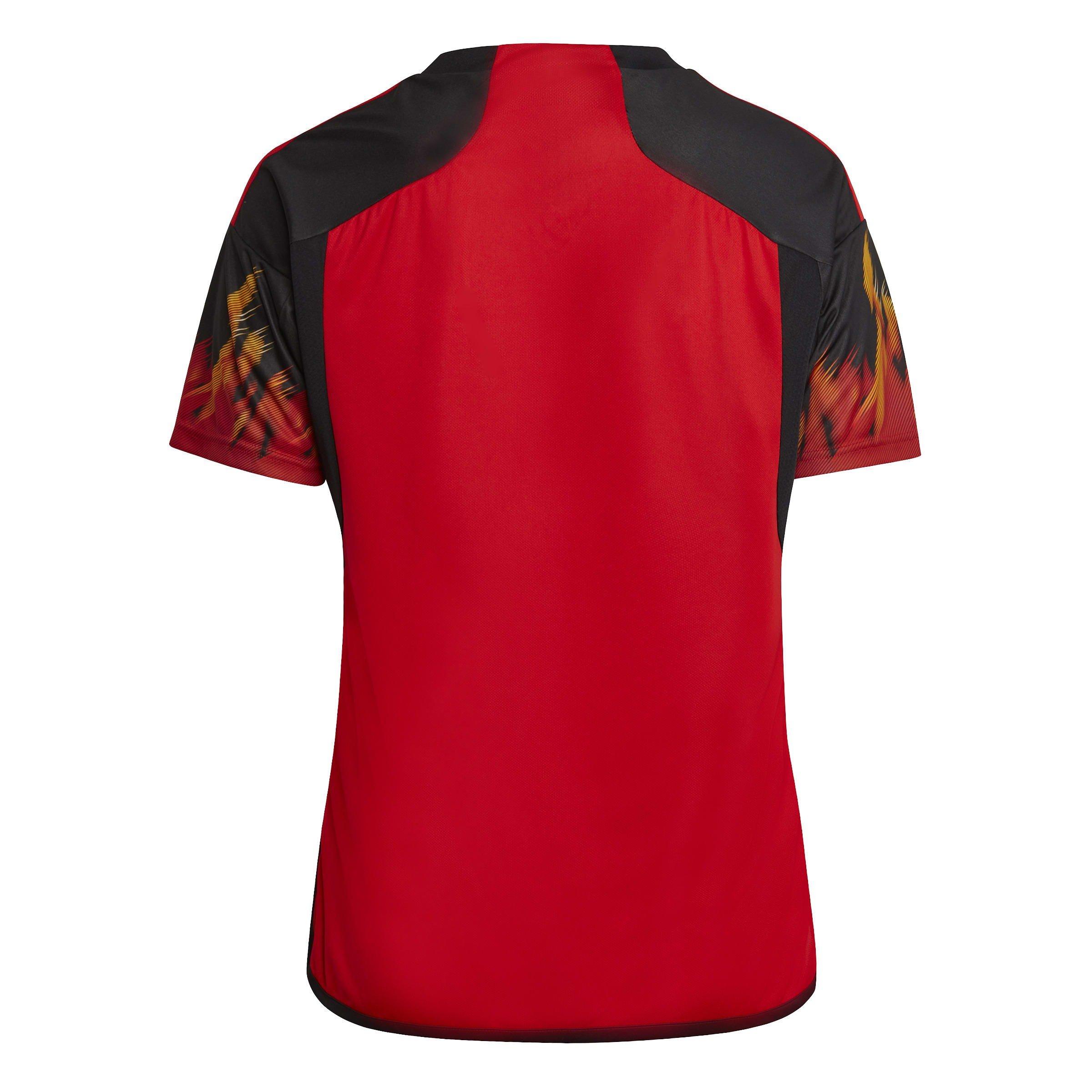 Rood - adidas - Belgium Home Shirt 2022 Womens - 2