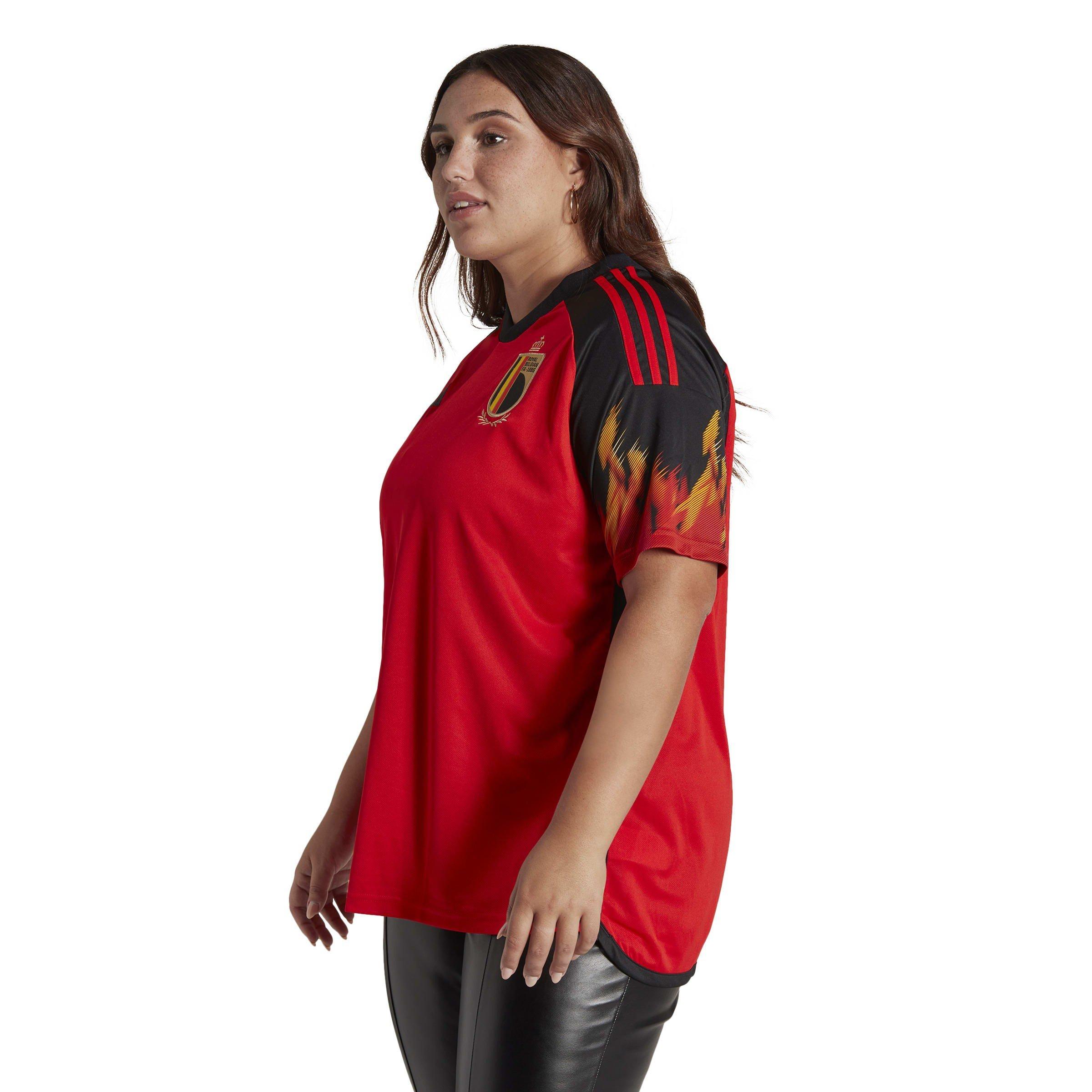 Rood - adidas - Belgium Home Shirt 2022 Womens - 6