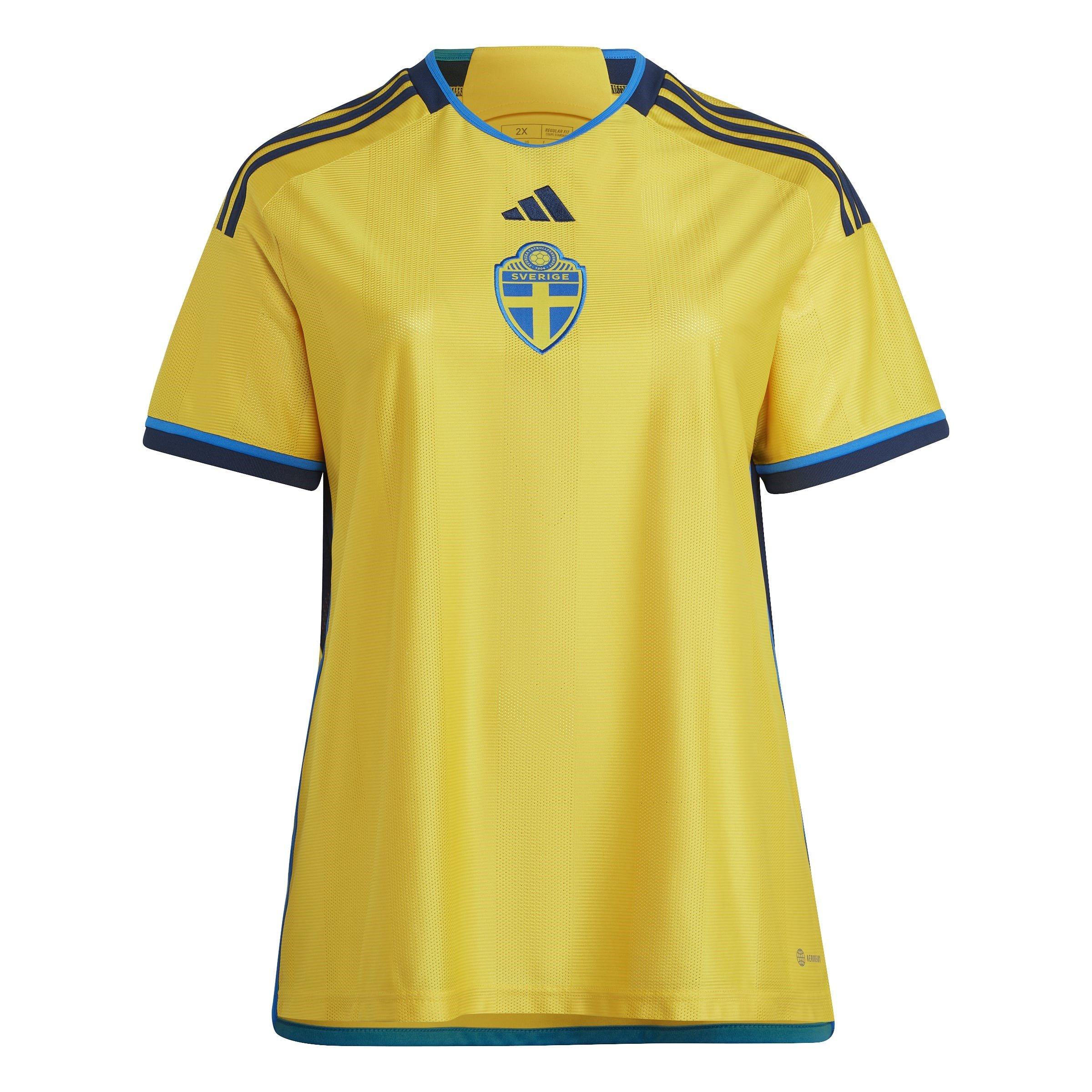 Yellow - adidas - Sweden Home Shirt 2022 Womens - 1