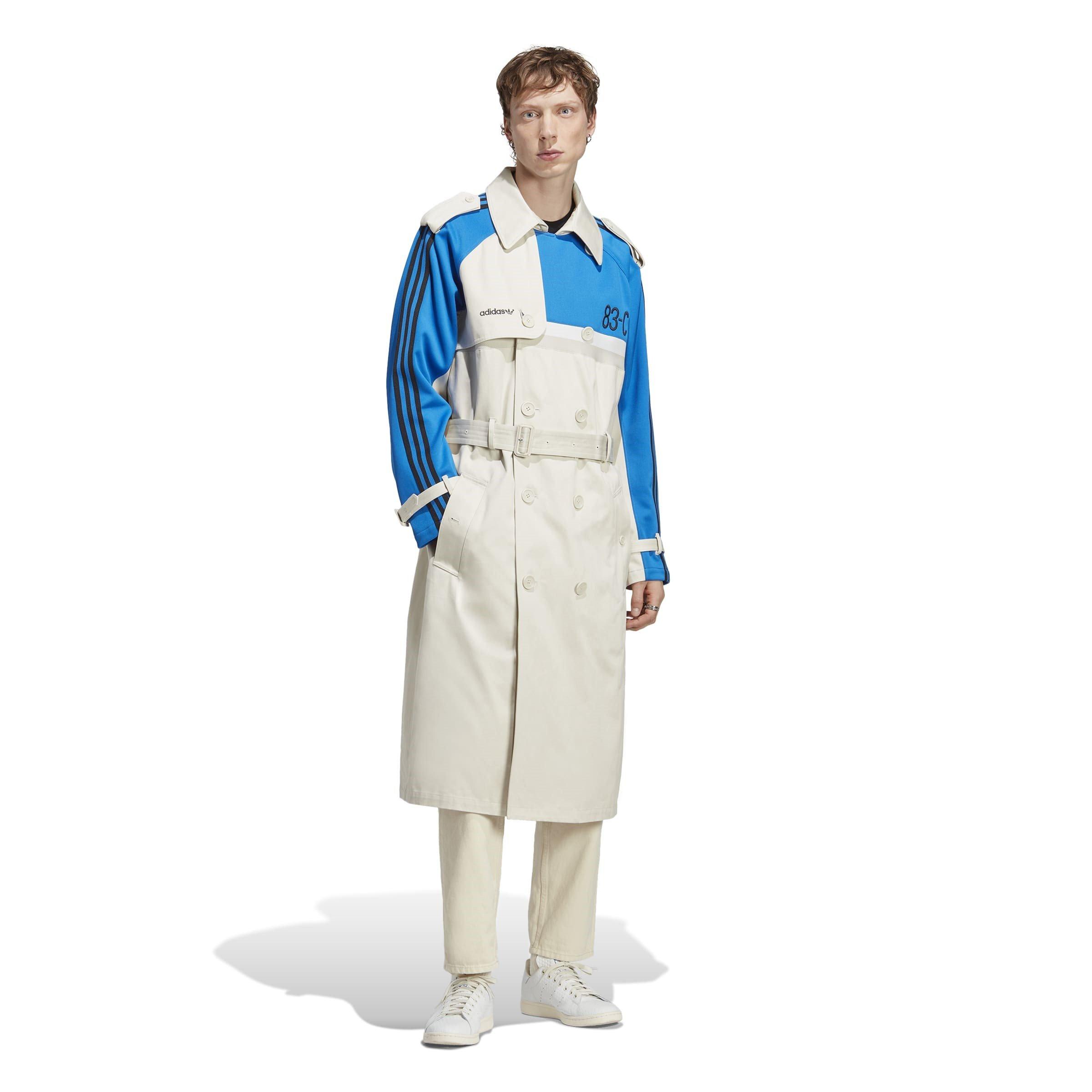Grey - adidas Originals - Men's Adidas Originals Weather-Resistant Trench Coat - 2