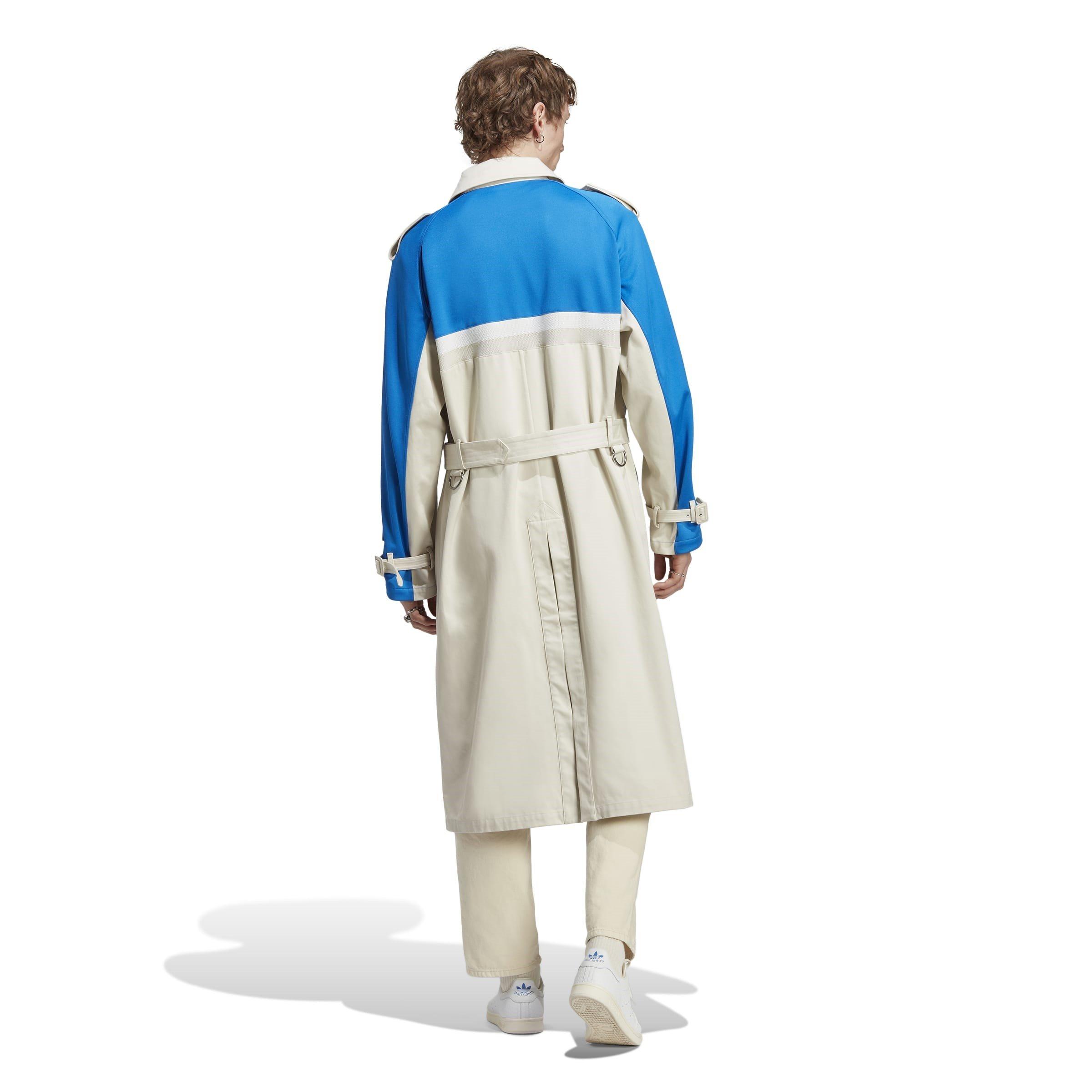 Grey - adidas Originals - Men's Adidas Originals Weather-Resistant Trench Coat - 3
