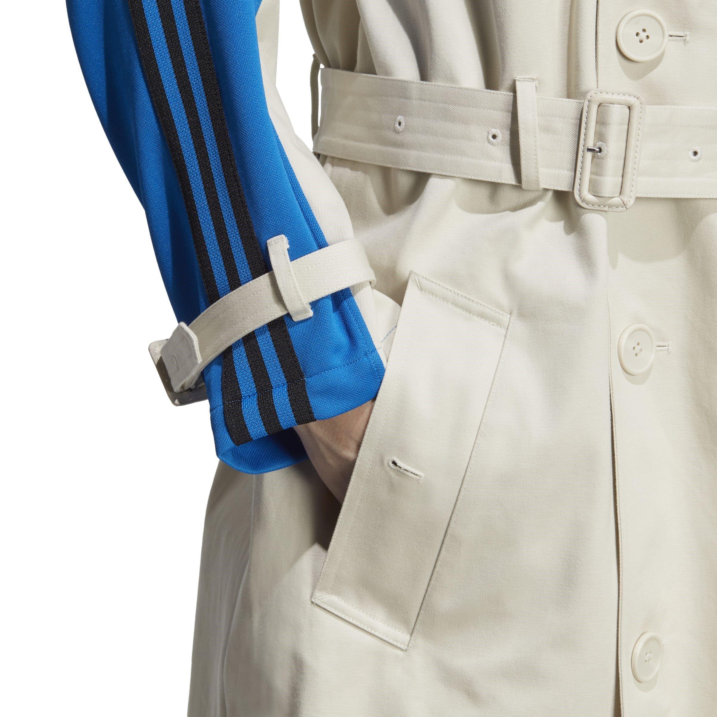 Grey - adidas Originals - Men's Adidas Originals Weather-Resistant Trench Coat - 6