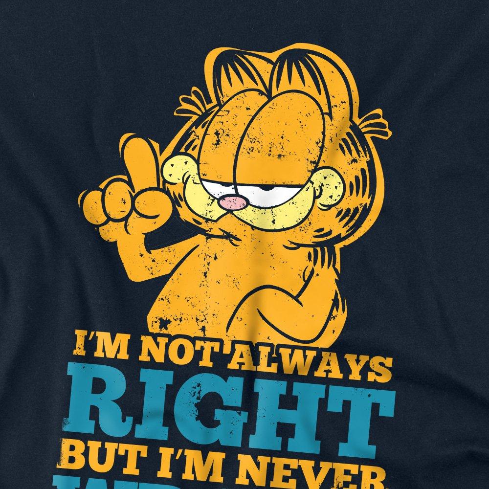 Navy - Garfield - Garfield Never Wrong Long Sleeve T-Shirt Navy - 2