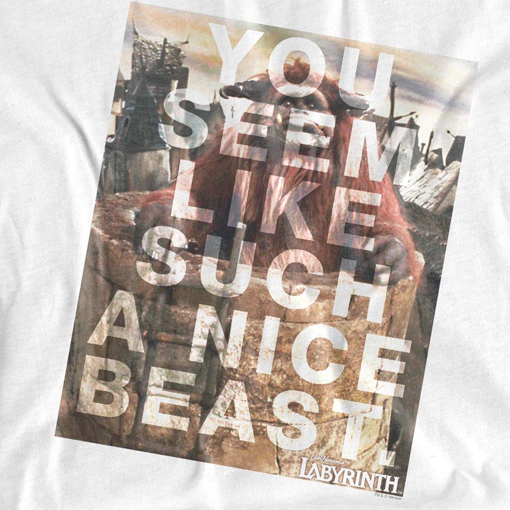 White - Other - Labyrinth Nice Beast T Shirt White - 2