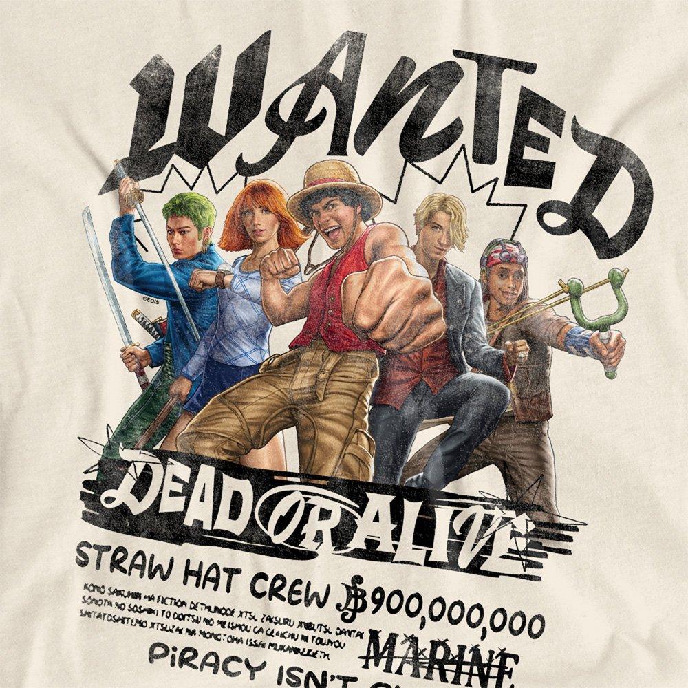 Beige - One Piece - One Piece Straw Hat Crew Dead Or Alive T-Shirt Na - 2