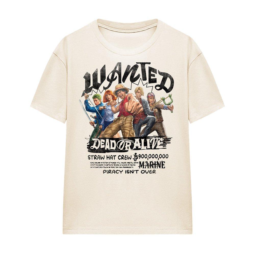 Beige - One Piece - One Piece Straw Hat Crew Dead Or Alive T-Shirt Na - 4