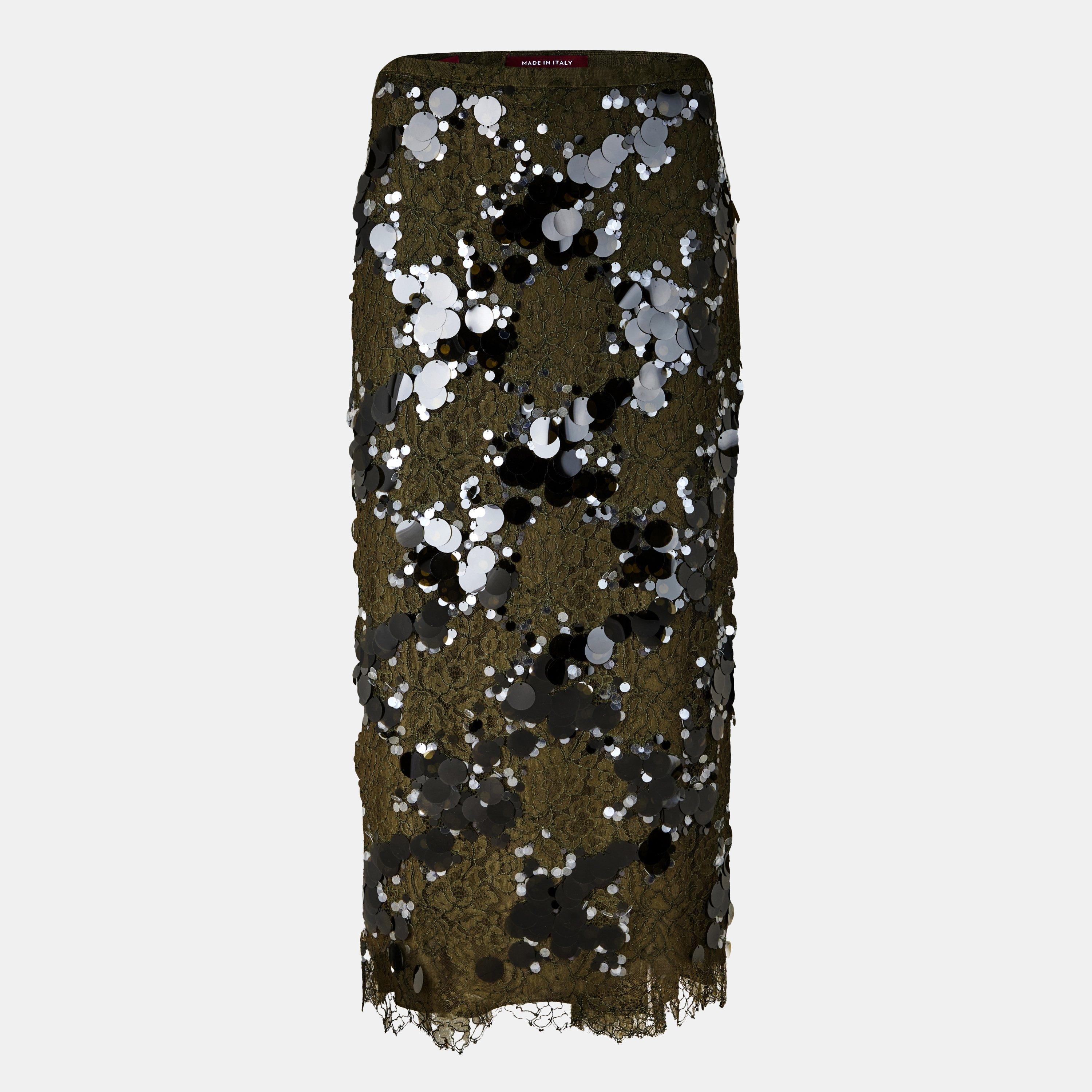 Deep Oil - Gucci - Sequin Embroidered Skirt - 1