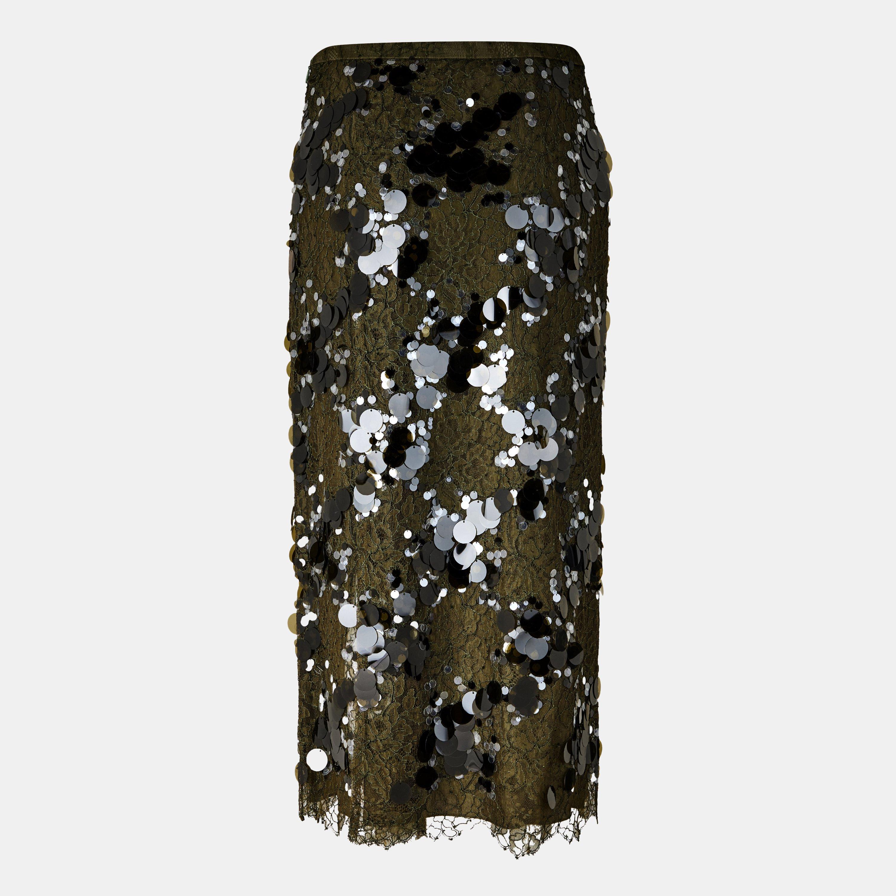 Deep Oil - Gucci - Sequin Embroidered Skirt - 2