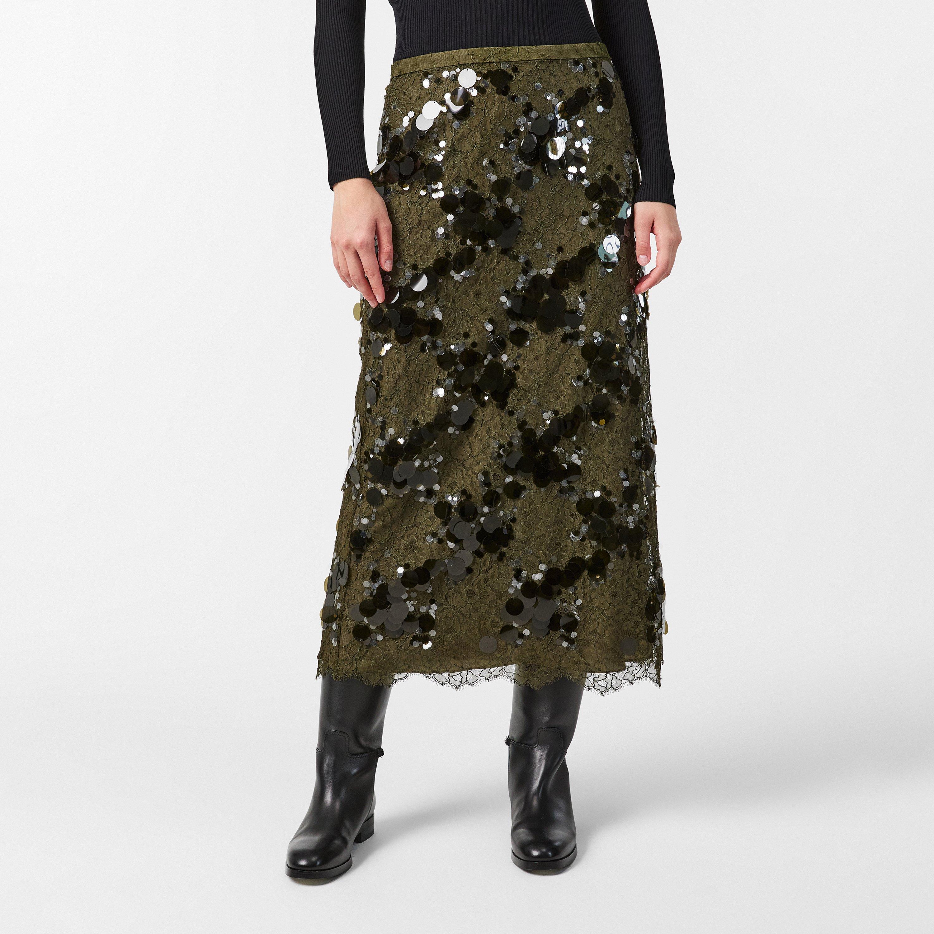 Deep Oil - Gucci - Sequin Embroidered Skirt - 3