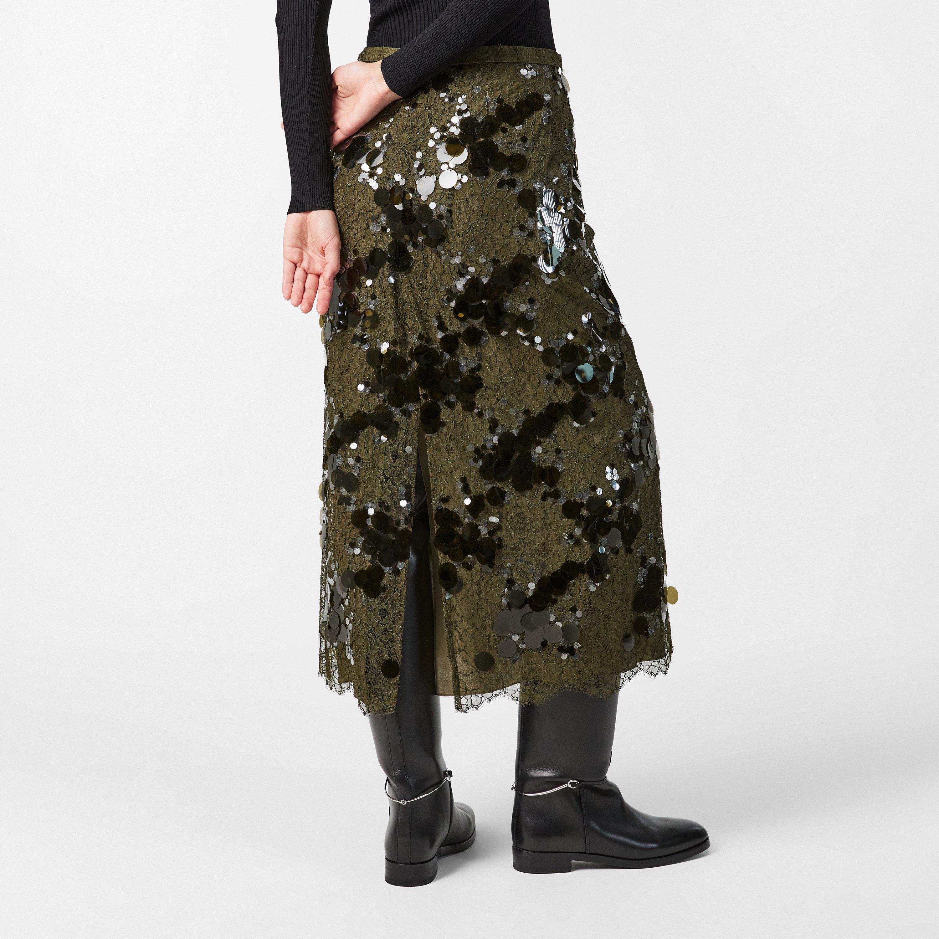 Deep Oil - Gucci - Sequin Embroidered Skirt - 4