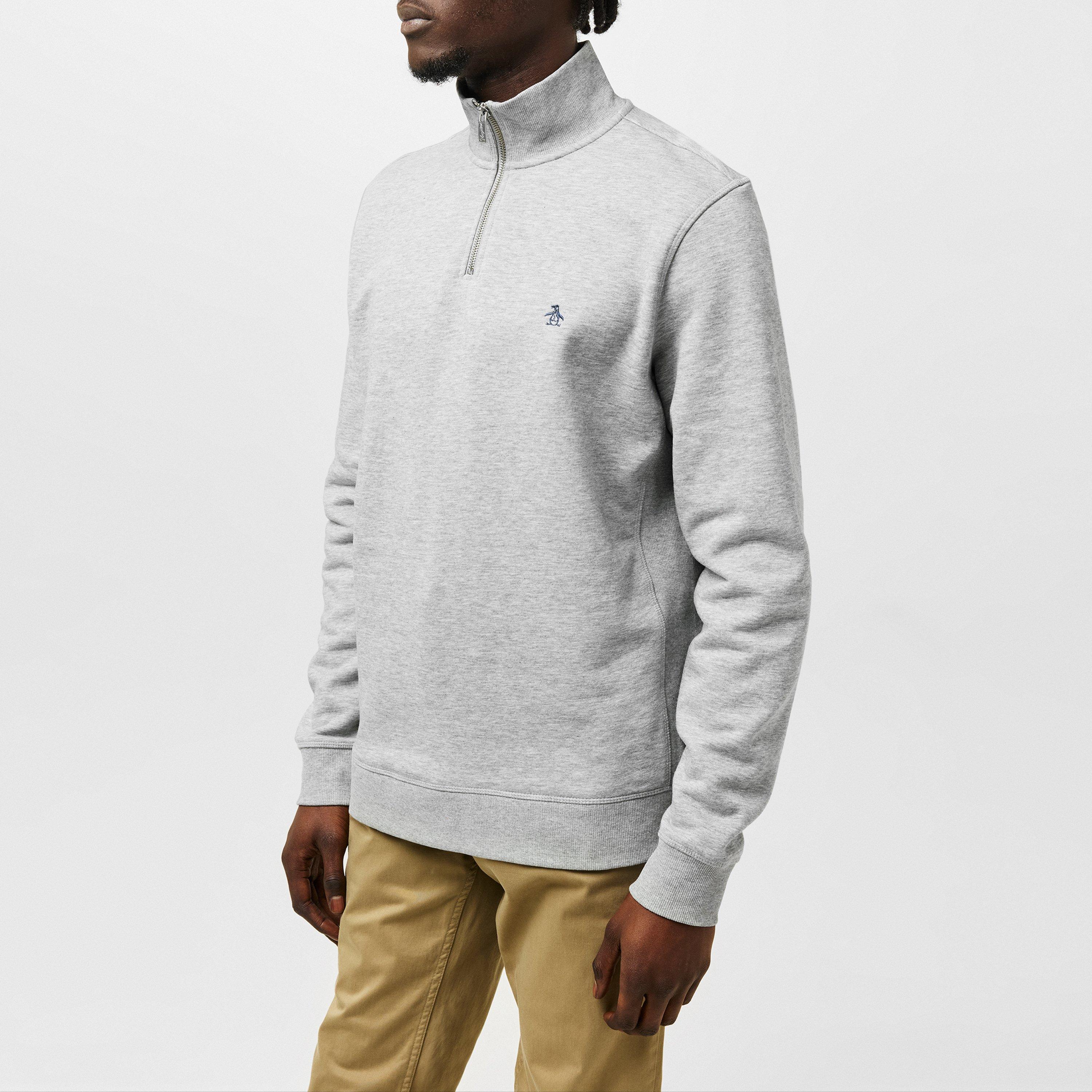 Heather - Original Penguin - Quarter Zip Jumper - 3
