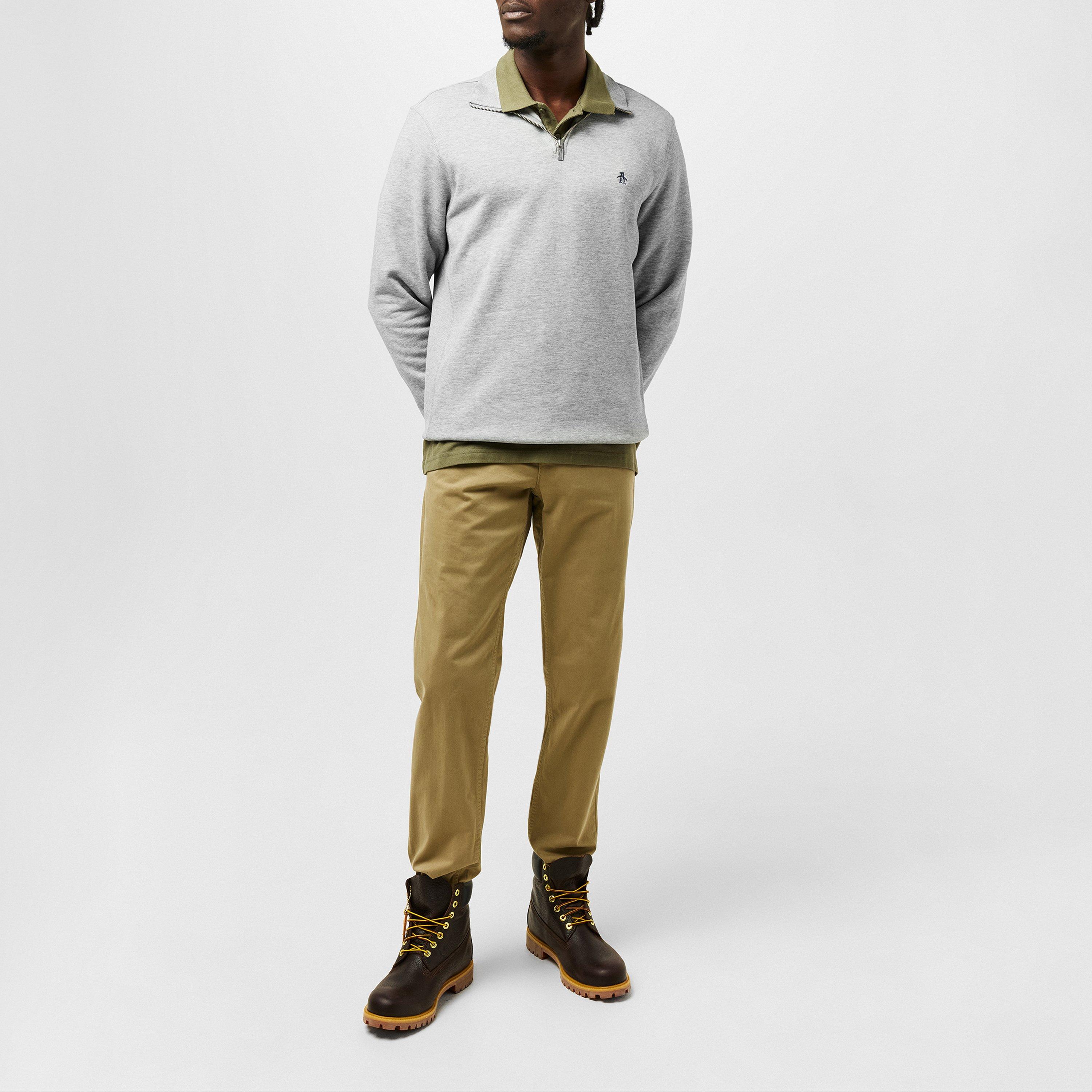 Heather - Original Penguin - Quarter Zip Jumper - 5