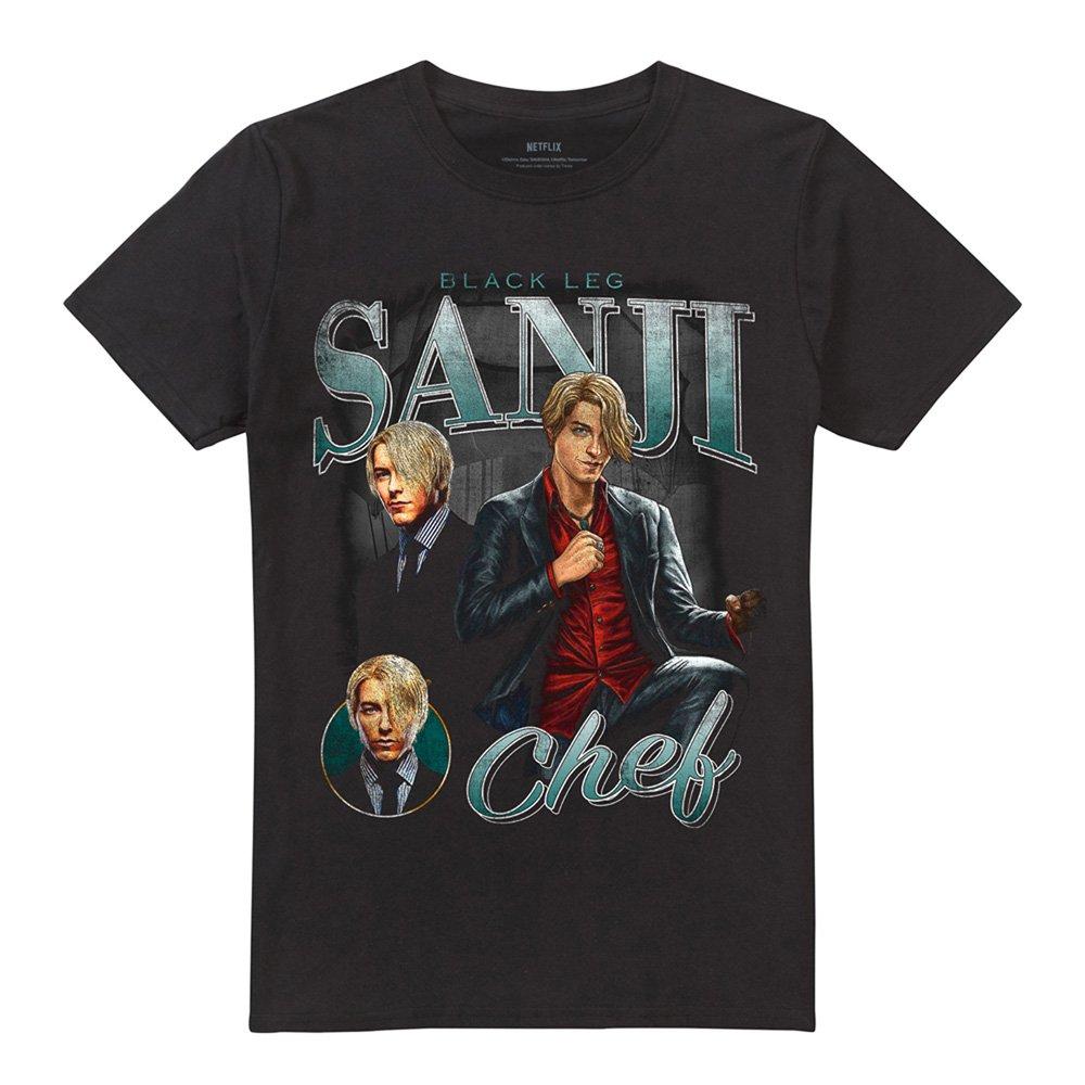 Black - One Piece - One Piece Sanji Homage T-Shirt Black - 4