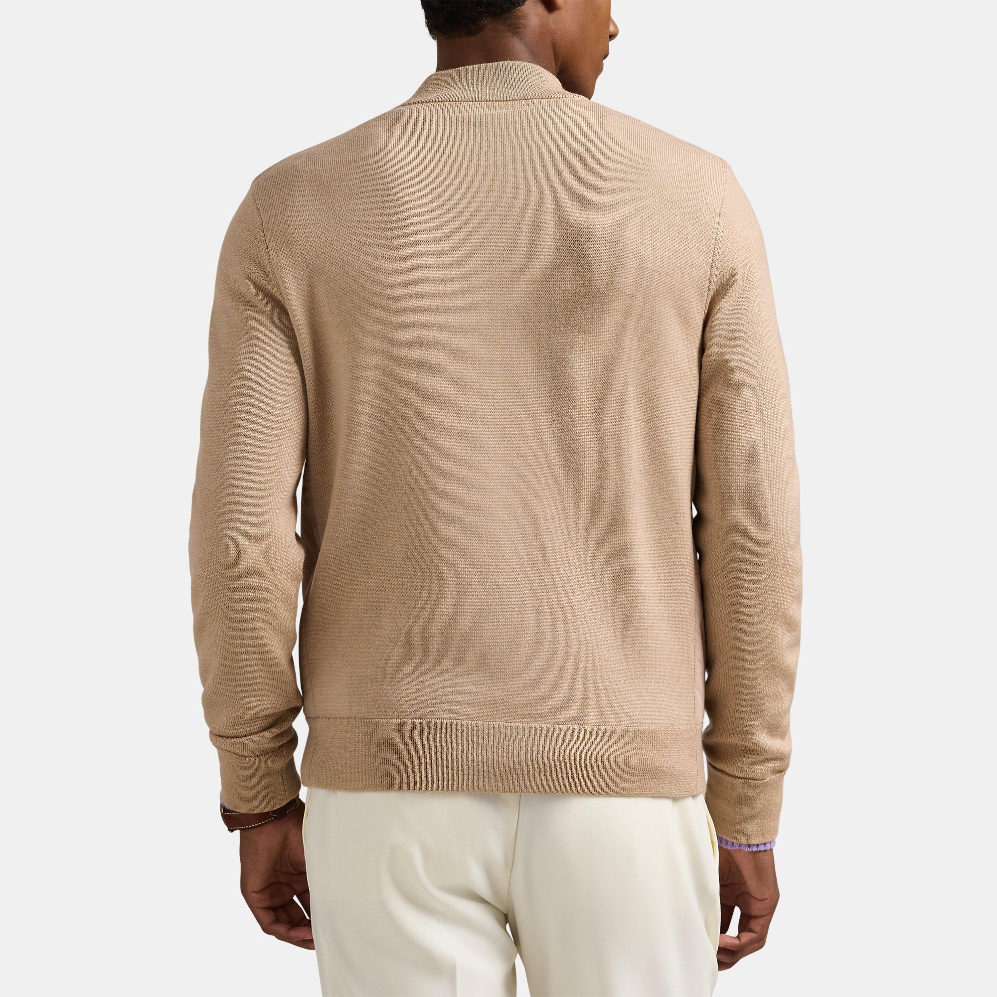 Dune Melange - Polo Ralph Lauren - Hybrid Wool Bomber Jacket - 2