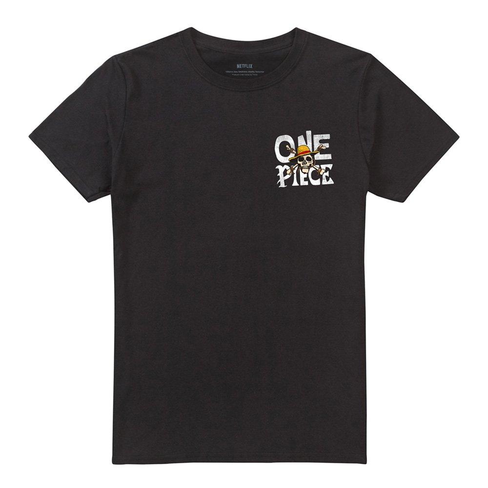 Black - One Piece - One Piece Straw Hat Crew Skull Cross Bones Front B - 5