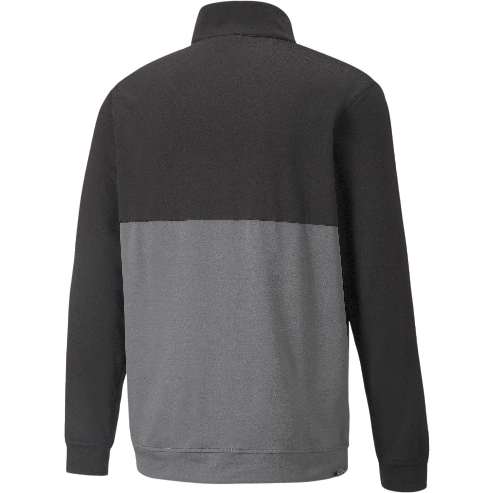 Blk-Quiet Sh - Puma - Gamer Colorblock Quarter-Zip Fleece - 6