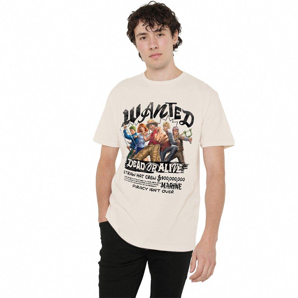 Beige - One Piece - One Piece Straw Hat Crew Dead Or Alive T-Shirt Na - 1