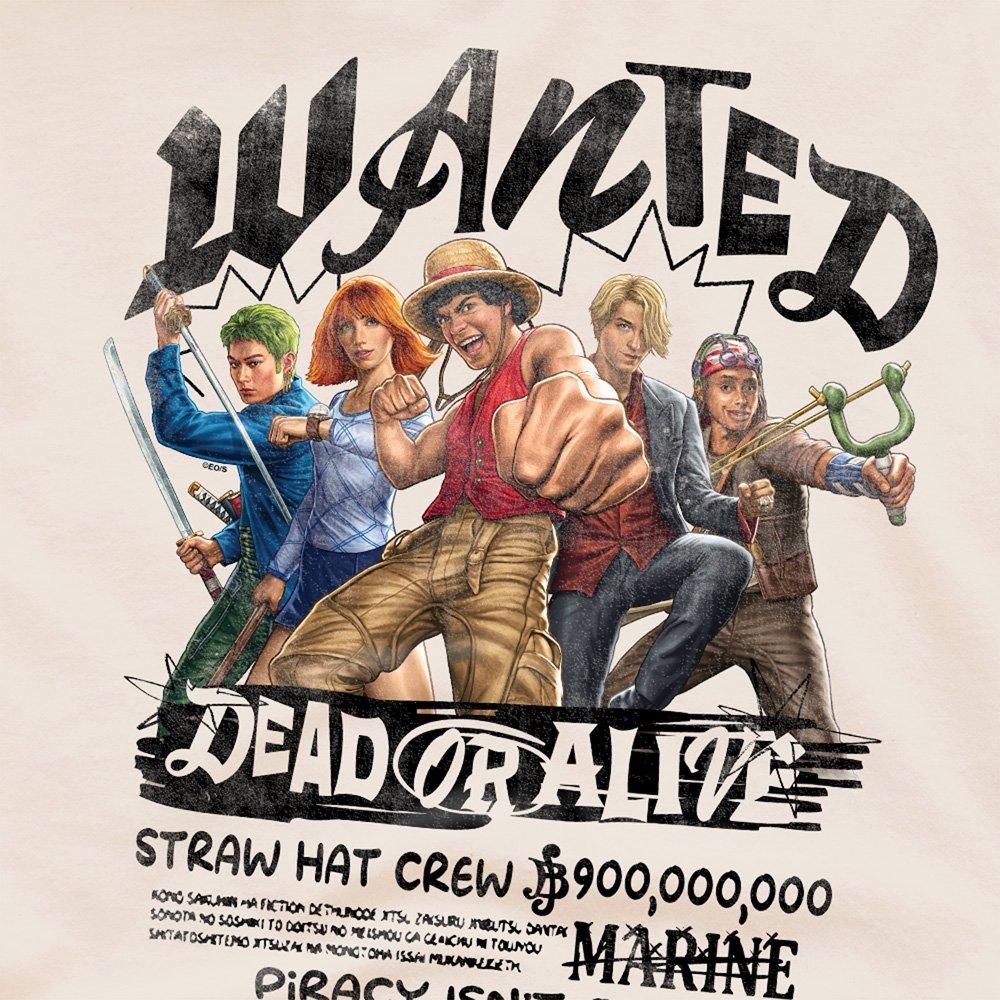 Beige - One Piece - One Piece Straw Hat Crew Dead Or Alive T-Shirt Na - 2