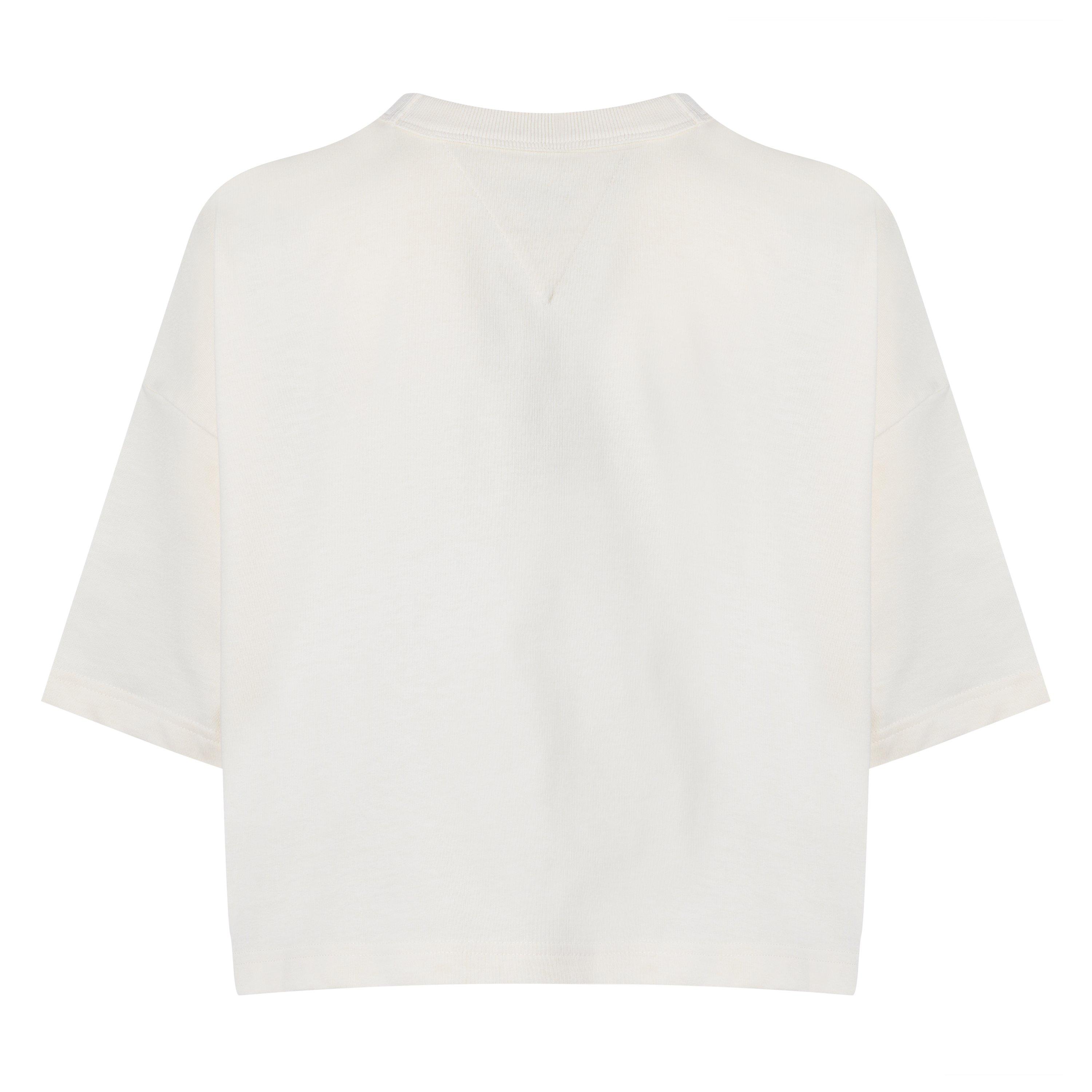Bottega Veneta | Leather Patch Cropped T-Shirt | Short