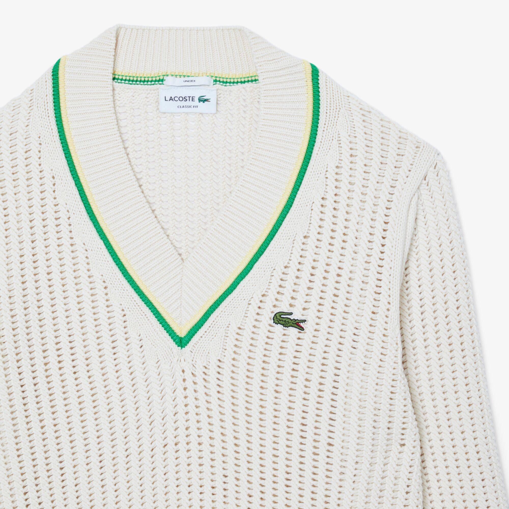 White GIH - Lacoste - Men's Cricket Crew Neck Jumper - 2