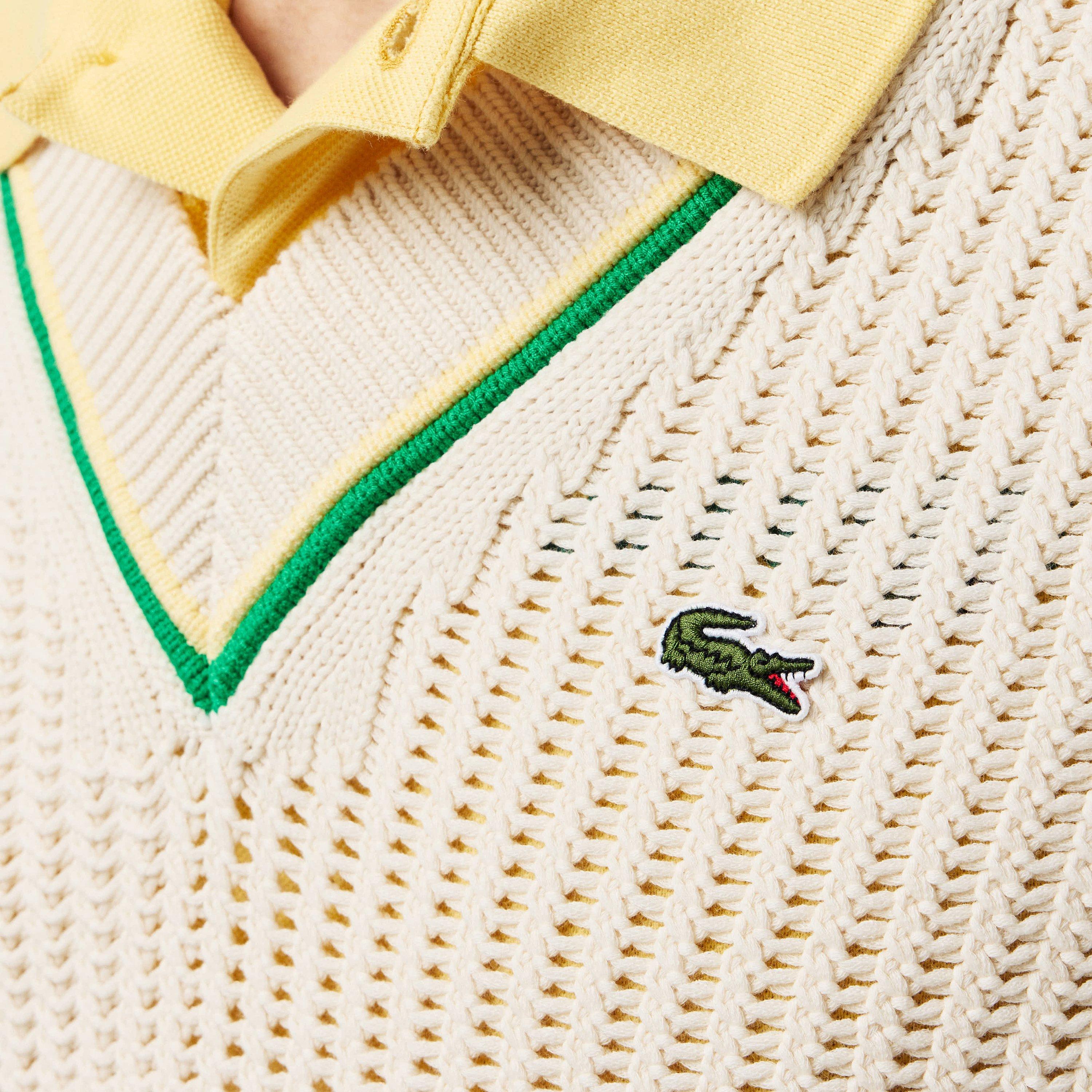 Weißer GIH - Lacoste - Cricket Vest - 5