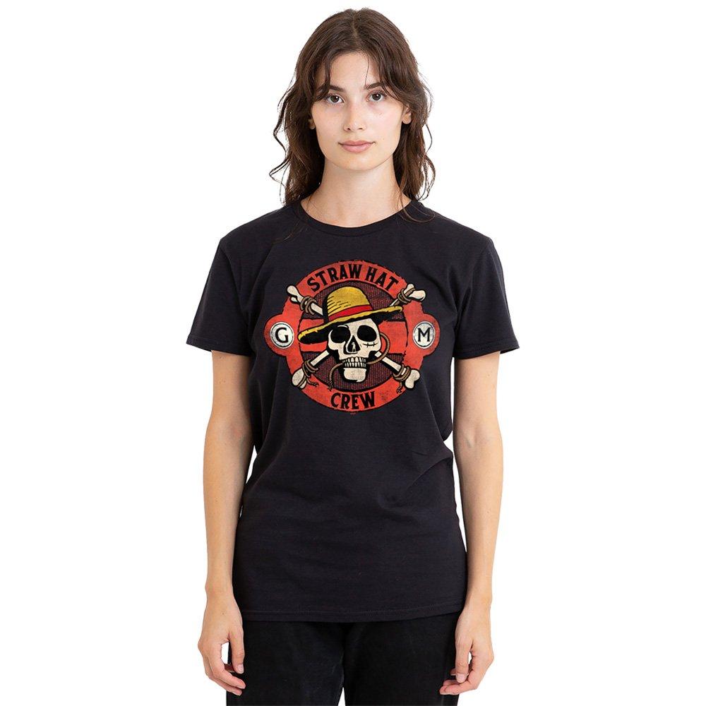 Black - One Piece - One Piece Straw Hat Crew Skull T-Shirt Black - 1