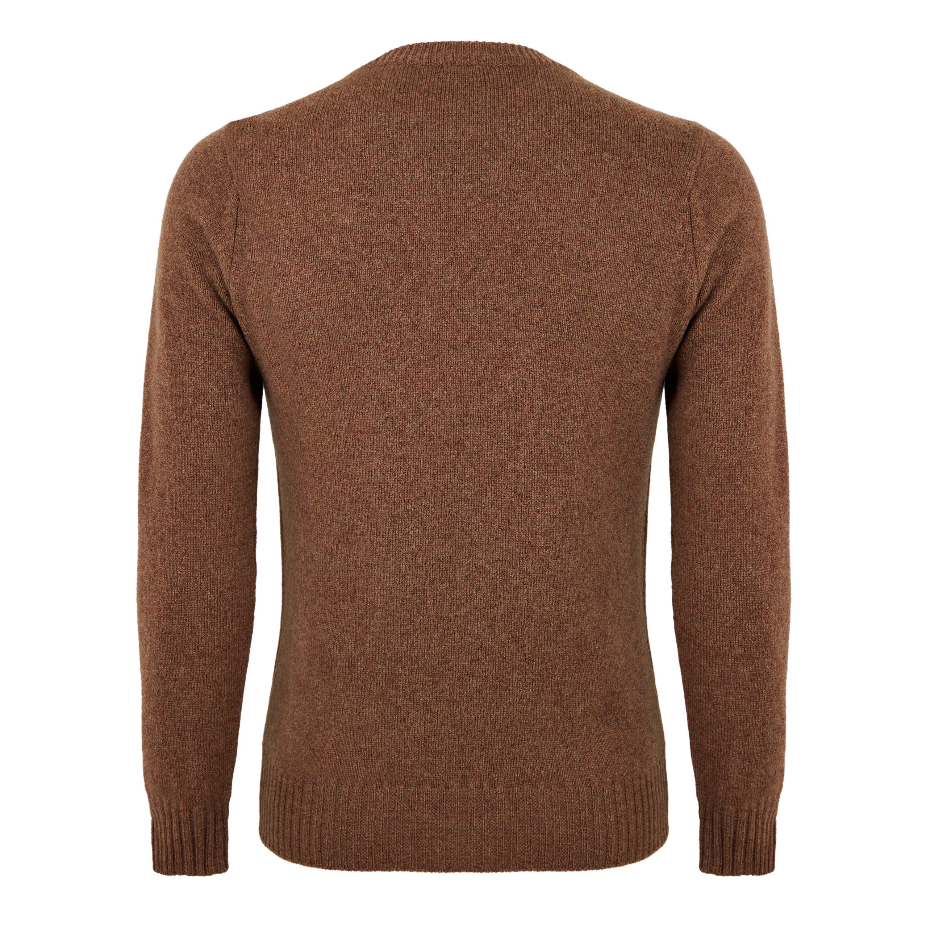 Marrone scuro - Lyle and Scott - Men's Crew Neck Jumper - 2
