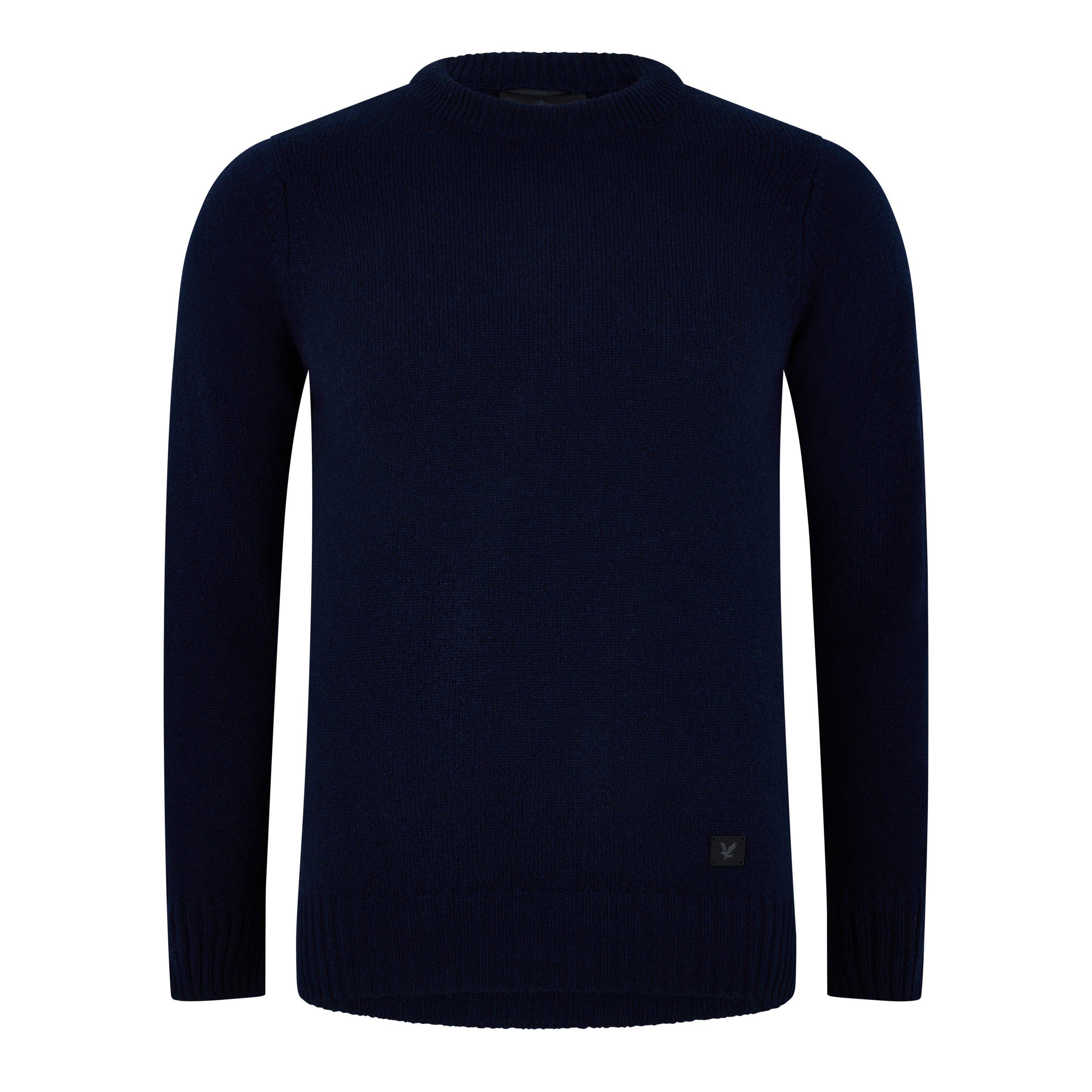 Lyle And Scott Men's Crew Neck Jumper - Dark Navy - XS