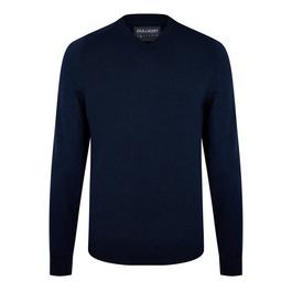 Lyle and Scott Merino V Neck Jumper