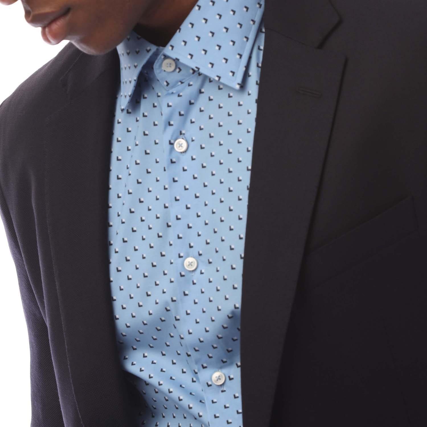 Dark Blue - Boss - T-Hesam2 Blazer Jacket - 3