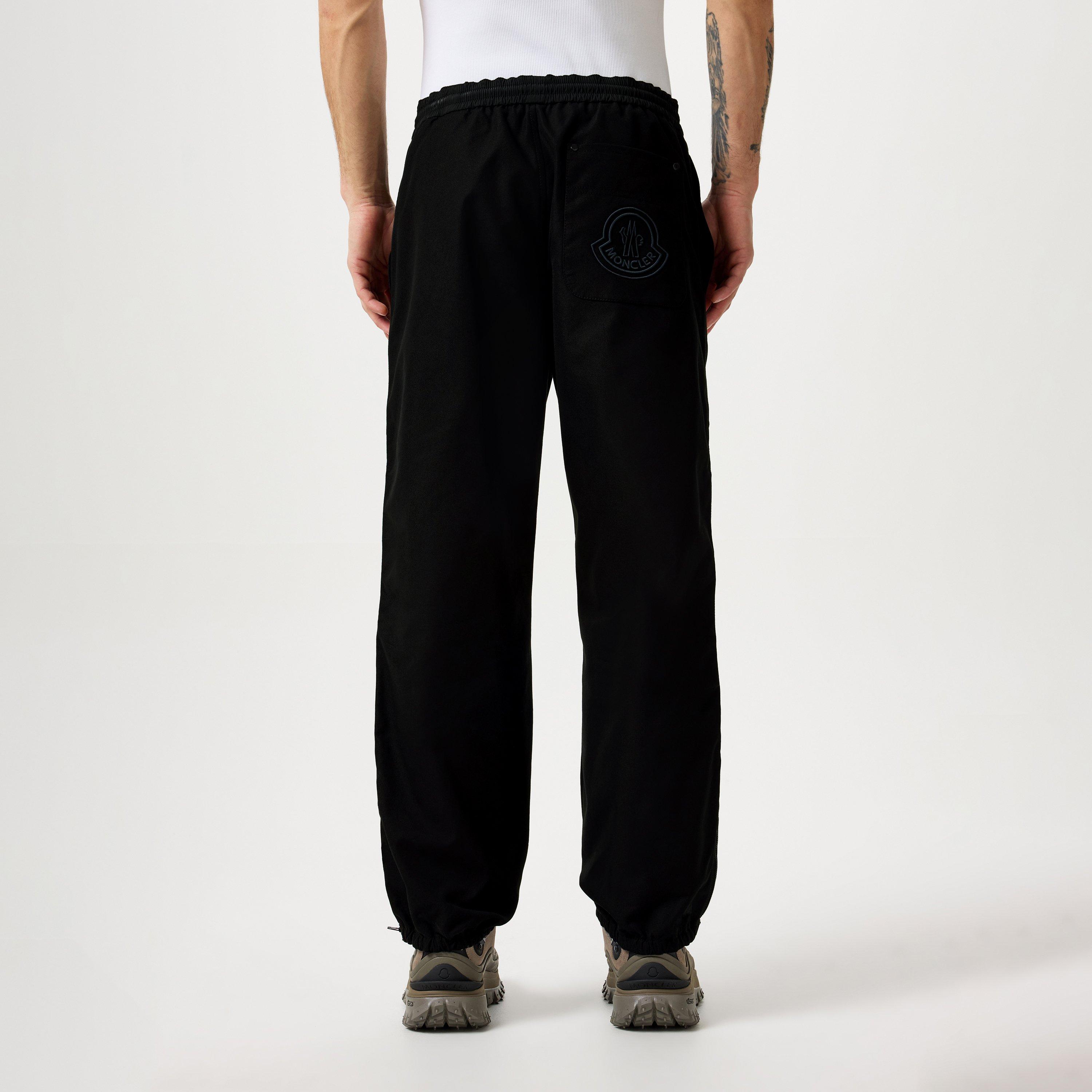 Black 999 - Moncler - Embroidered Logo Trousers - 3