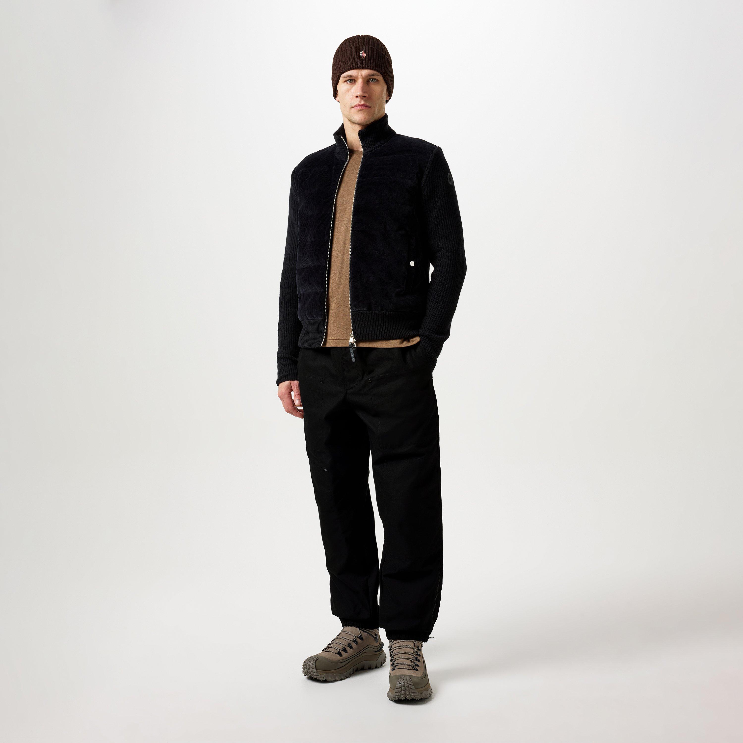 Black 999 - Moncler - Embroidered Logo Trousers - 4