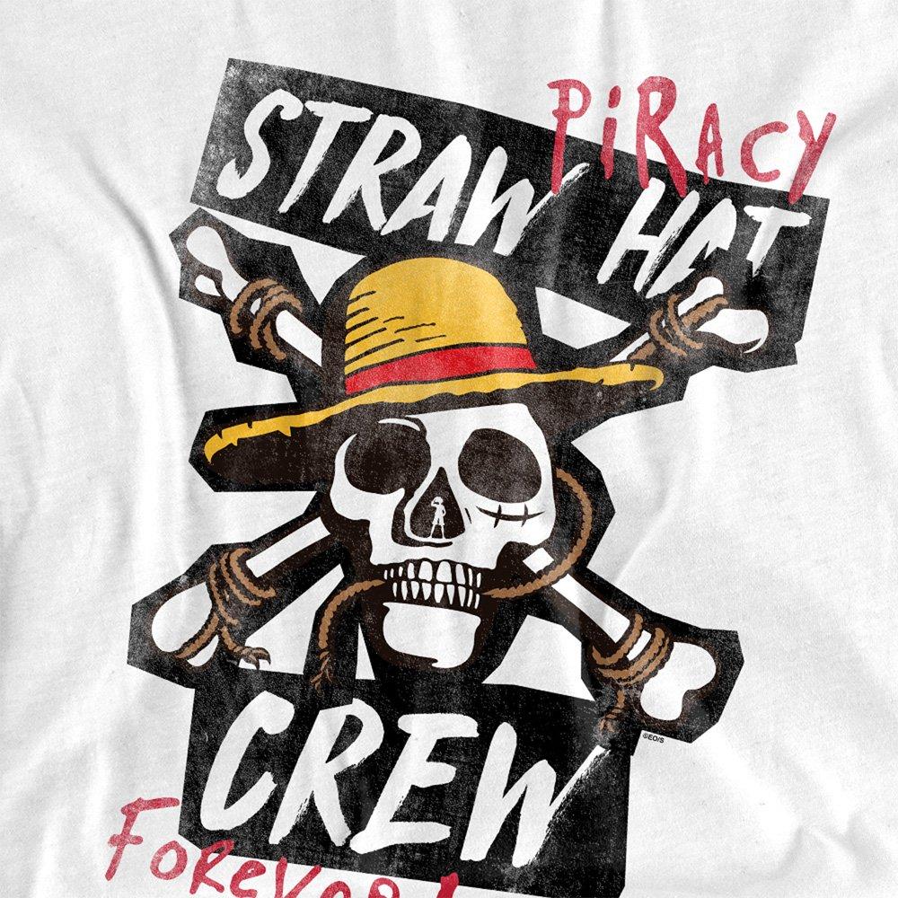 White - One Piece - One Piece Straw Hat Crew T-Shirt White - 2